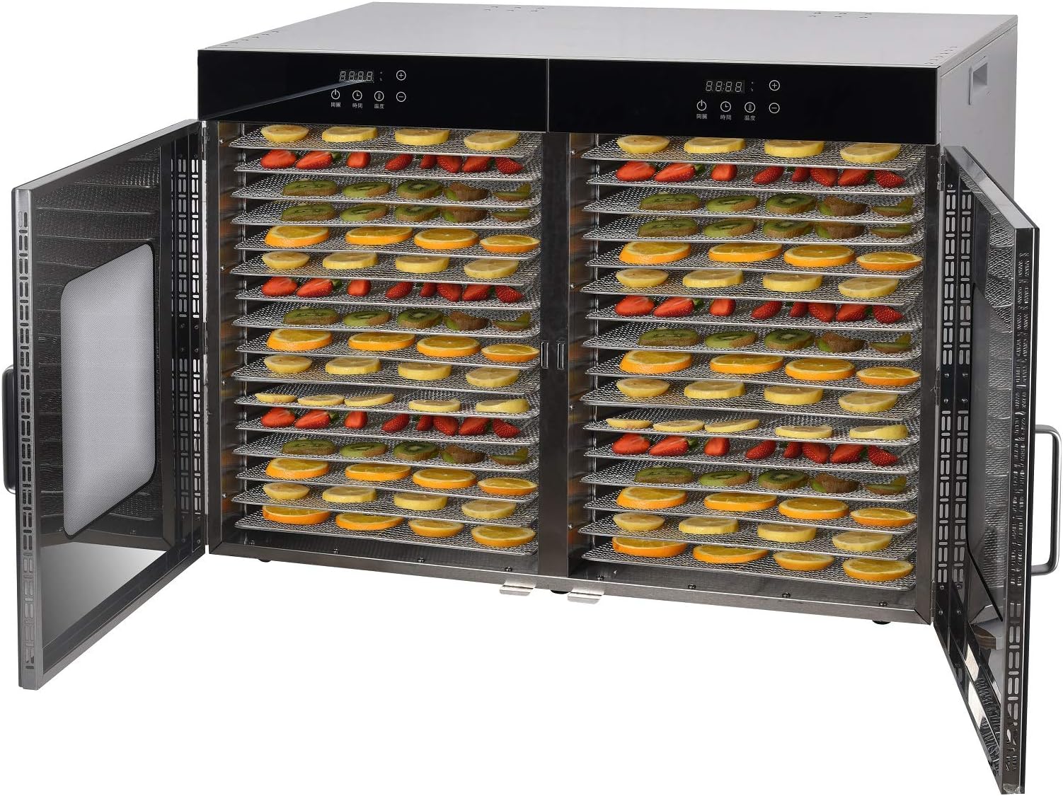 Kolice Commercial high capacity Tabletop 32-tiers Dried fruit machine, drying machine,food preserver, food dehydrator, multi-tier drying rack