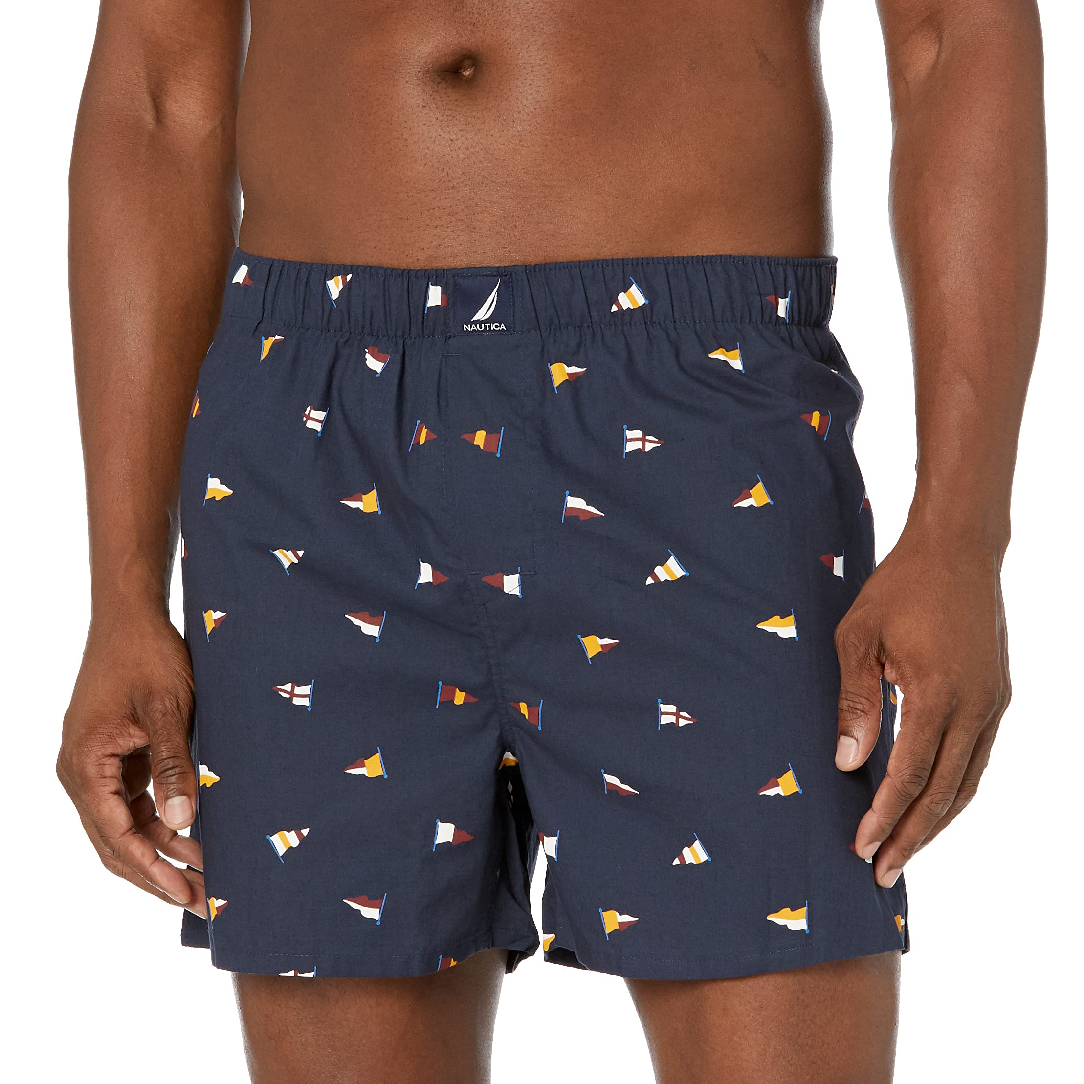 NauticaMen's Classic Cotton Woven Boxer