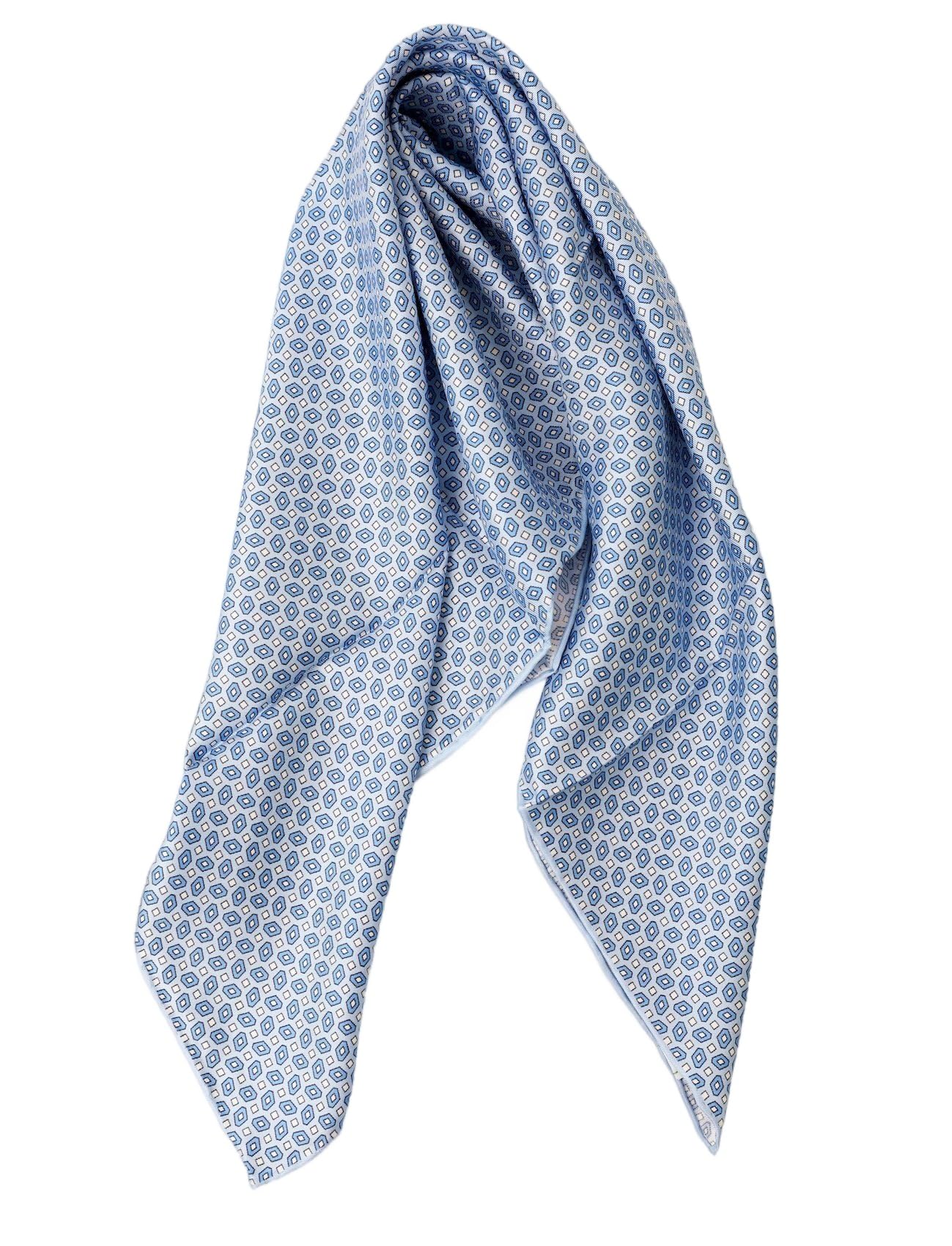 Quadratischer Schal aus 100% Seide für Damen und Herren, Paisleymuster, Sommer-Seide