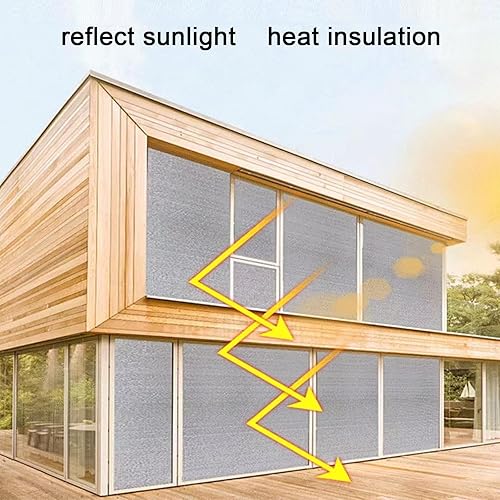 Miniatura 4 de Total Blackout Window Film,Home Balcony Sun Protection Window Tint Film,Sun Block Window Sticker,Anti UV Heat Control Privacy Glass Tint