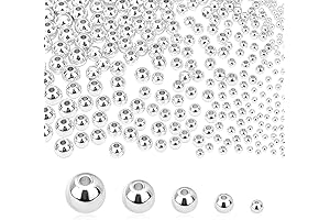 PandaHall Smooth Round Beads: Shimmering Spacers for Captivating Jewelry Designs