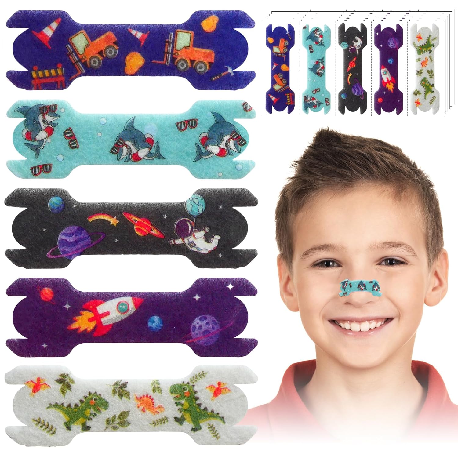 30pcs Small Size Kids Nasal Strips 1 73 0 55 Nose Strip for Kids Extra Strength Nose Strips