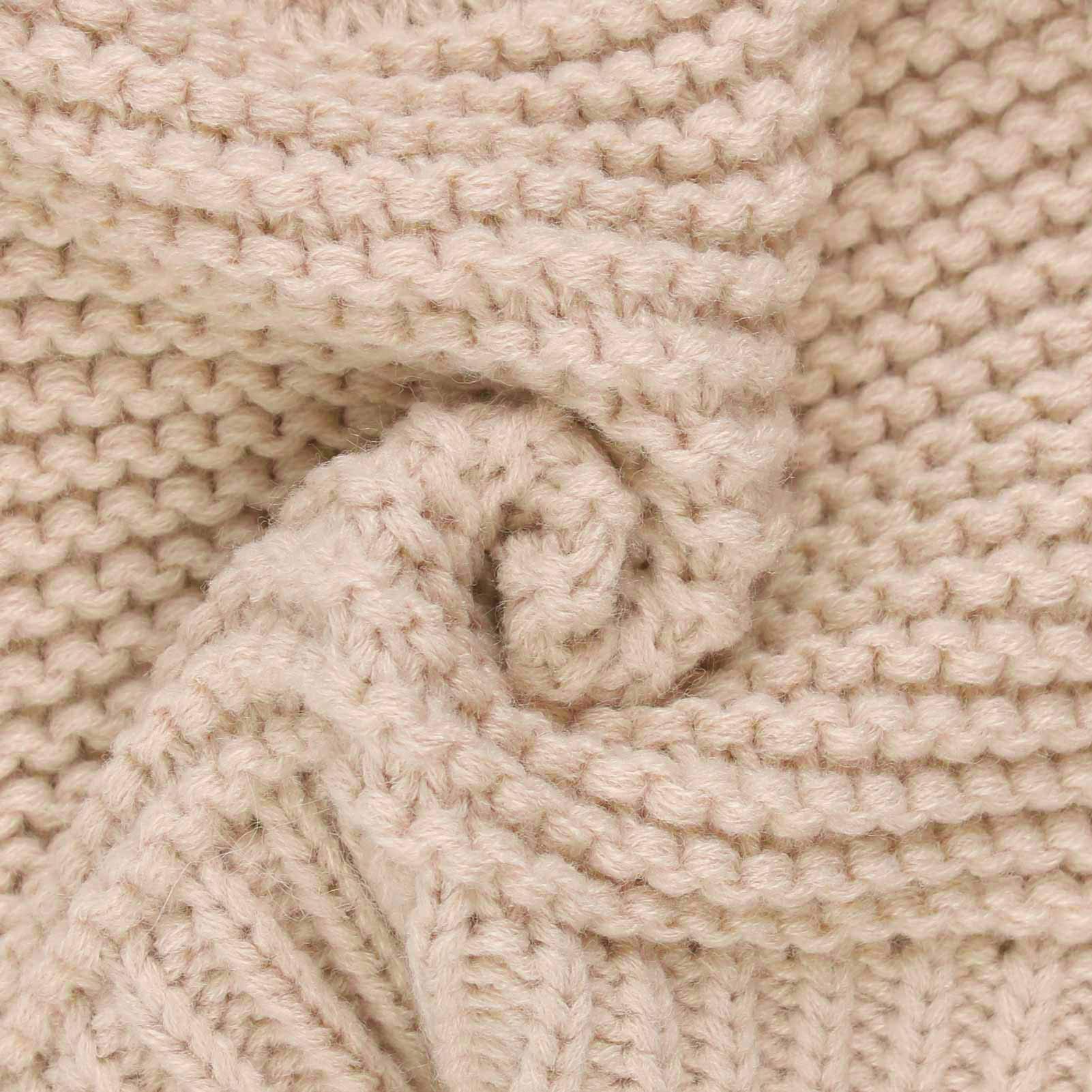 Duoyeree Baby Winter Hat Scarf Glove Beanie Set Girls Boys Pom Pom Knitted Beanie Mitten Scarves for Toddler 0-3T