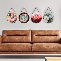 Vista 5 de 16 unidades de discos acrílicos redondos circulares transparentes de 0.08 pulgadas de grosor, para marcos de fotos, pintura y manualidades