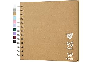 DIY Scrapbook Notebook Album Kraft Paper Memory Photo Book 7x7
