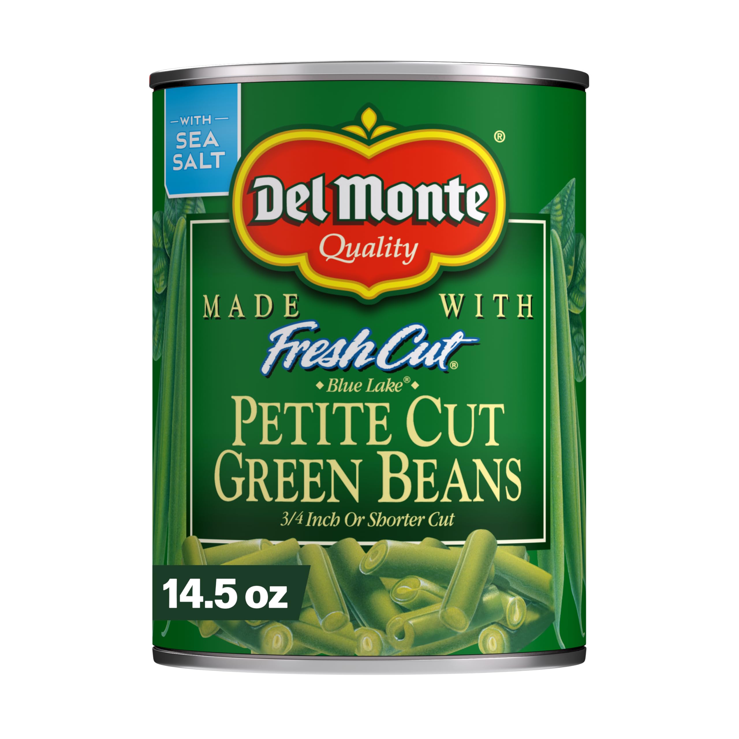 Del Monte Blue Lake Petite Cut Green Beans Can