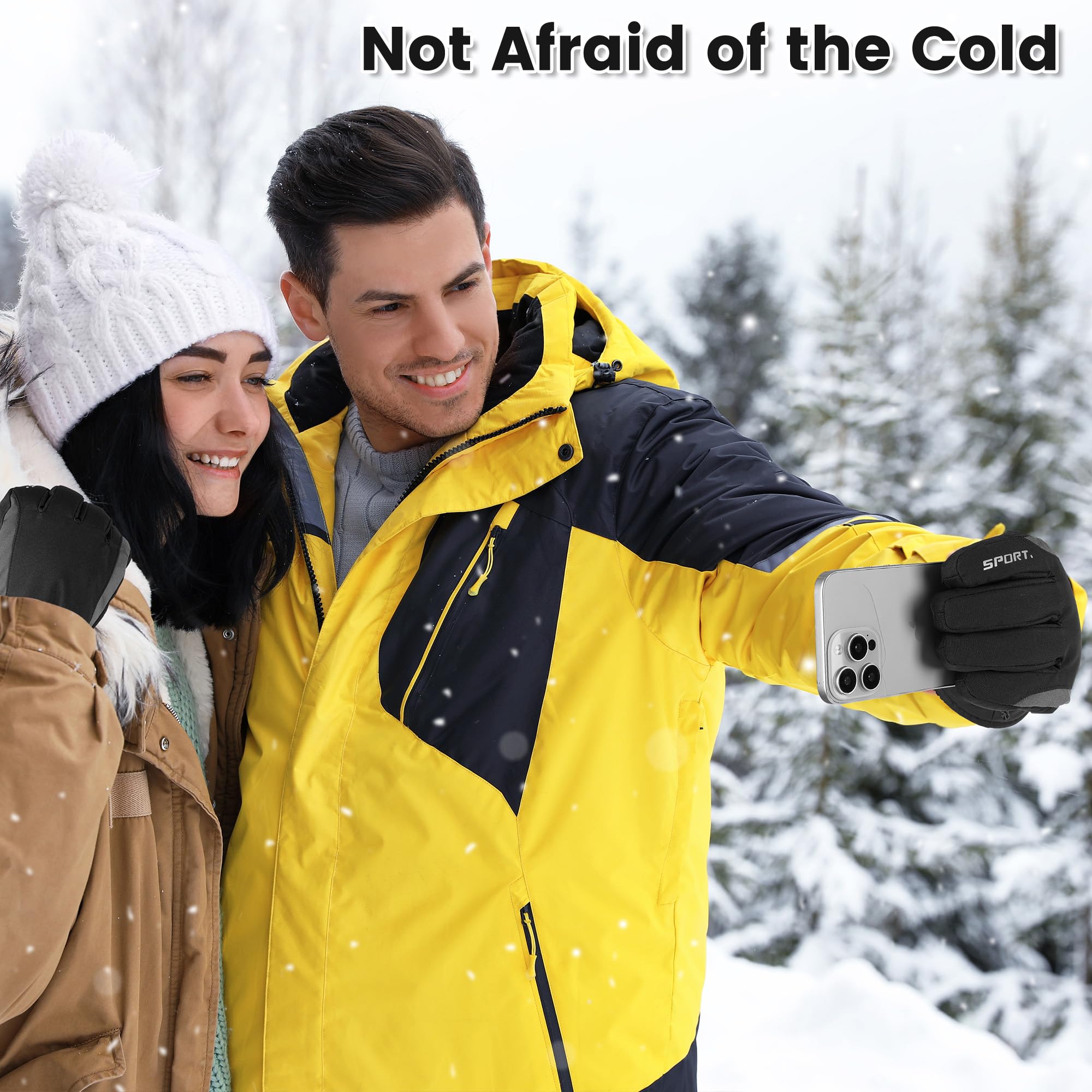 Guantes Invierno Termicos Hombre Moto Tactiles Impermeables Gruesos Esqui Snowboard Motociclismo