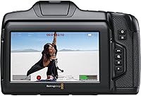 Vista 4 de Blackmagic Design Pocket Cinema Camera 6K G2 Bundle - Incluye tarjeta SanDisk Extreme Pro 64GB SDXC, batería NP-F570 adicional, cargador de batería