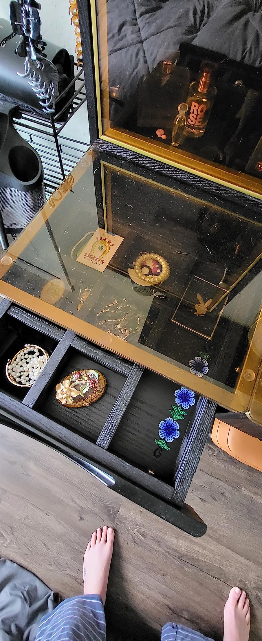 34/mo Finance POVISON Makeup Vanity Desk with Mirror and Lights