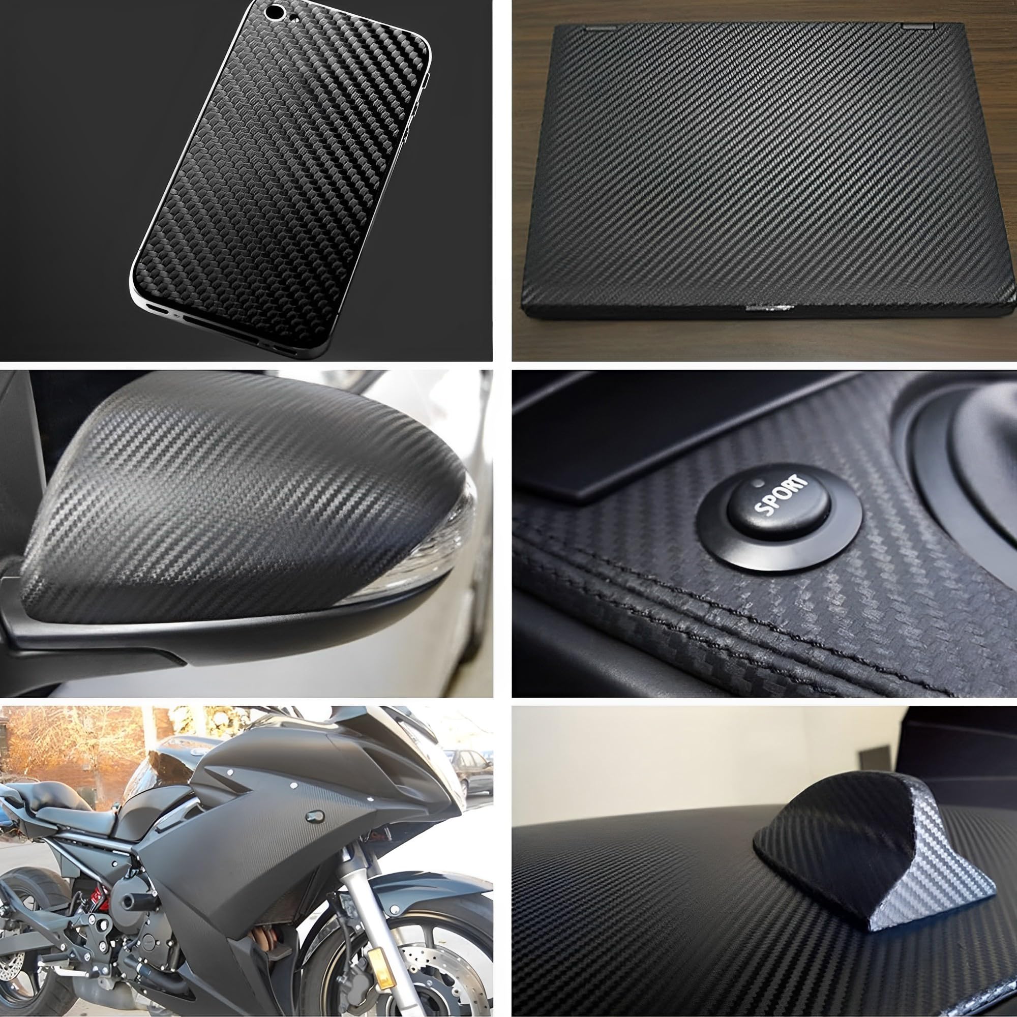 サーフィン・ボディボード DMS 5'9\" BLACK CAT CARBON WRAP DIAMOND DMS 5'9