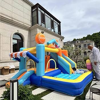 Rocotto トランポリン プール 320×360×220cm Amazon | [乾湿両用/送風機付き] MRG トランポリン プール 320