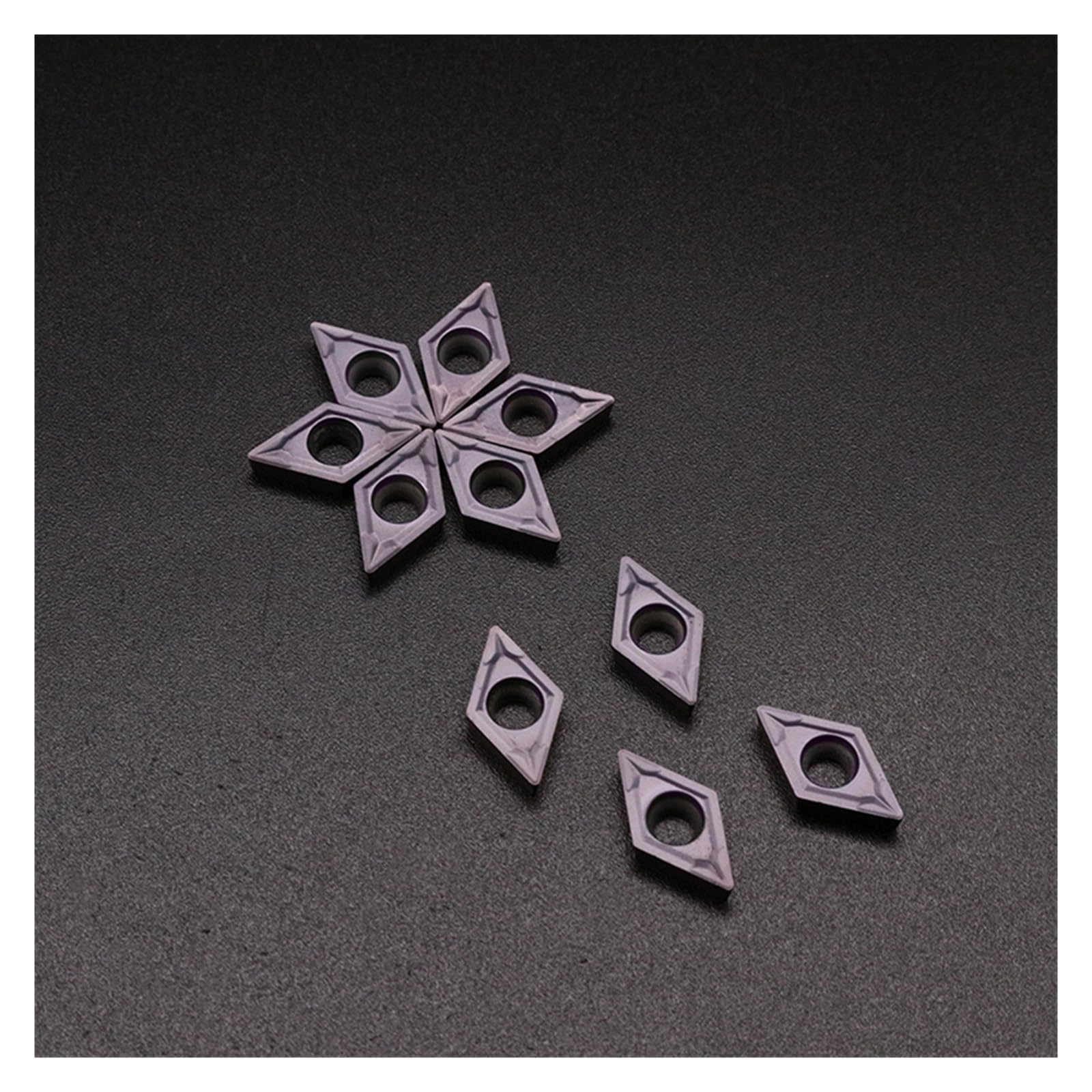 Lot De 10 Inserts Carbure DCMT11T304 VP15TF - Forme Losange - Pour Tournage/fraisage Acier/inox Fraisage Acier Inox Lot De 10 Inserts Carbure DCMT11T304 VP15TF - Forme Losange - Pour Tournage/fraisage Acier/inox Fraisage Acier Inox
