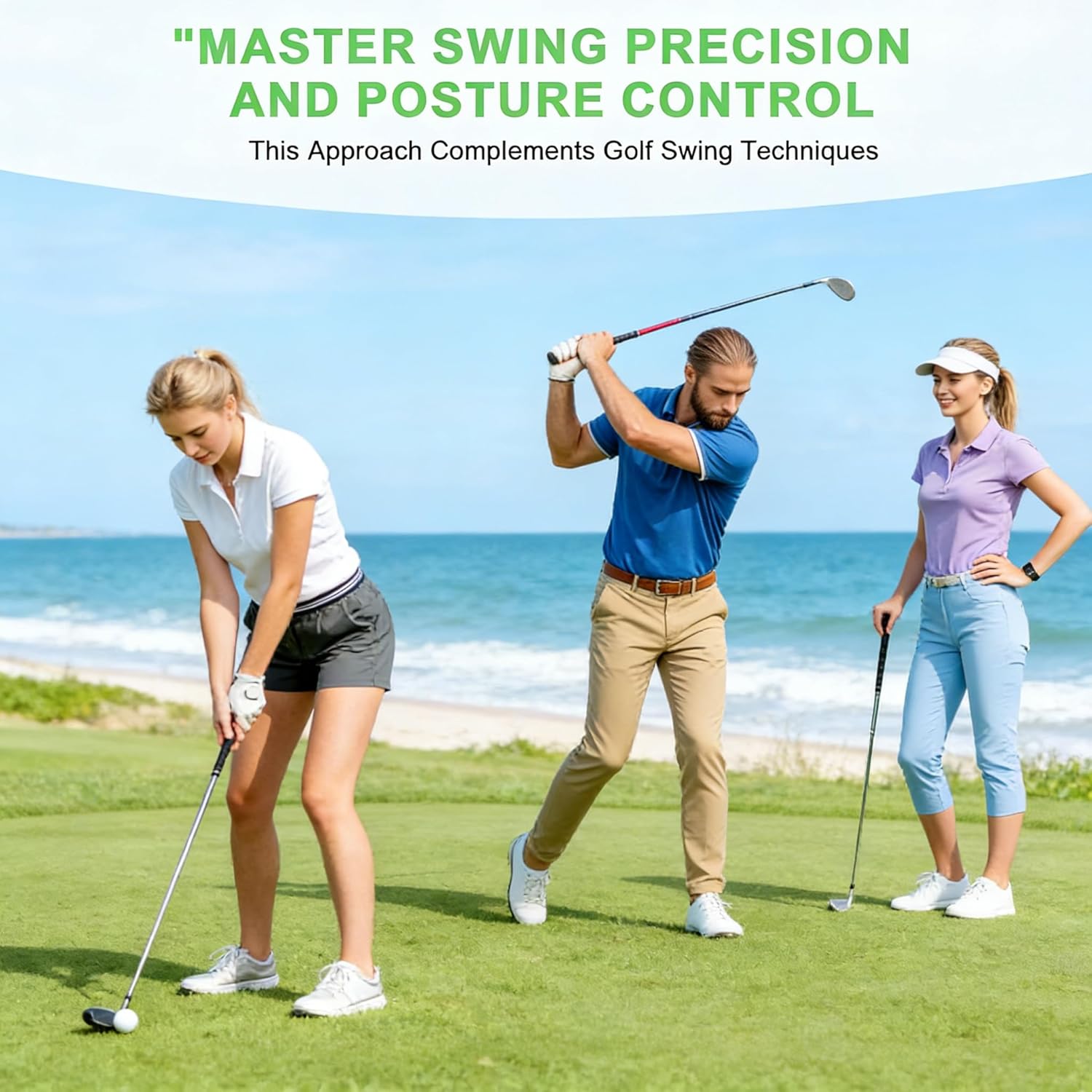 Golf Training Aid, The Connector Golf Swing Trainer, Help Train the Correct Swing Action and Arm Structure,the Connector Training Aid, Golf Swing Trainers Are Suitable for Golfers at All Levels