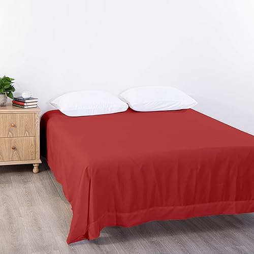 Vista 46 de BEDSUM Sábana encimera de microfibra tamaño individual, de lujo, 1800 hilos, resistente a las arrugas y a la decoloración, color blanco