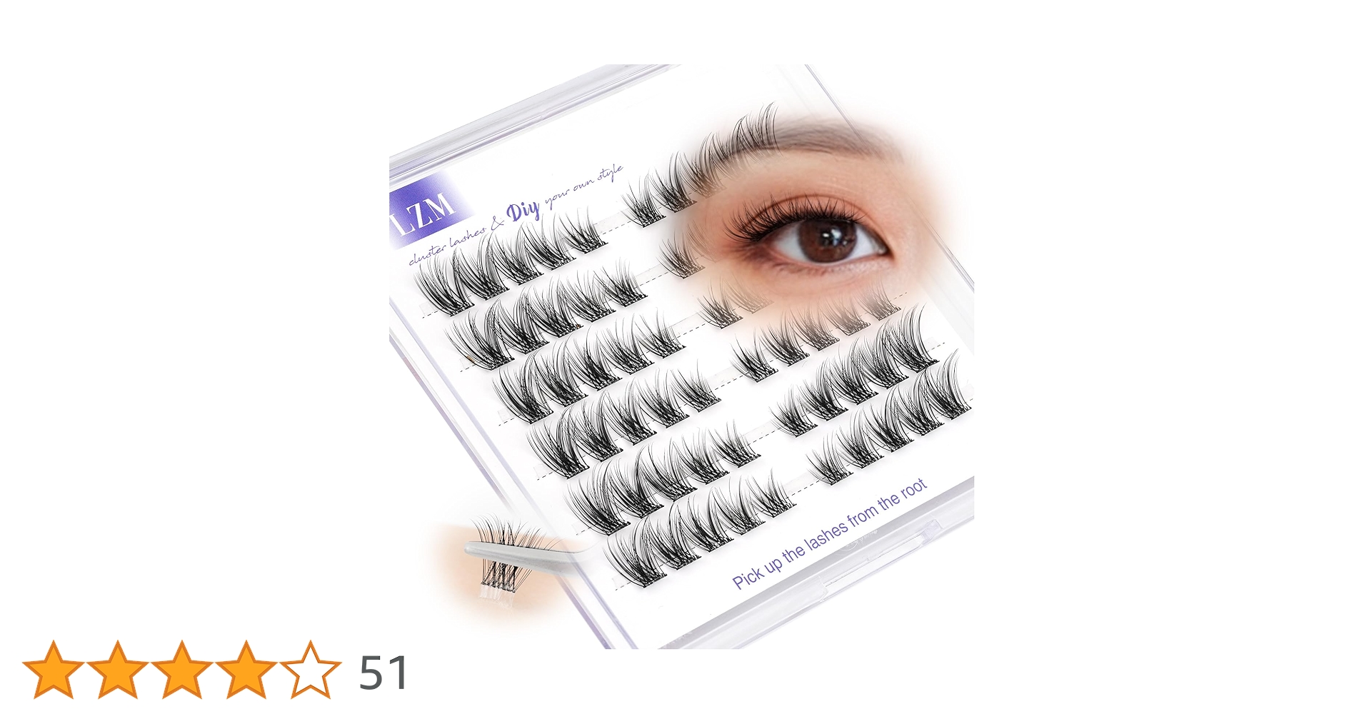 こちらのつけま Amazon | つけまつげ ナチュラル目尻 短め 上まつげ したまつげ