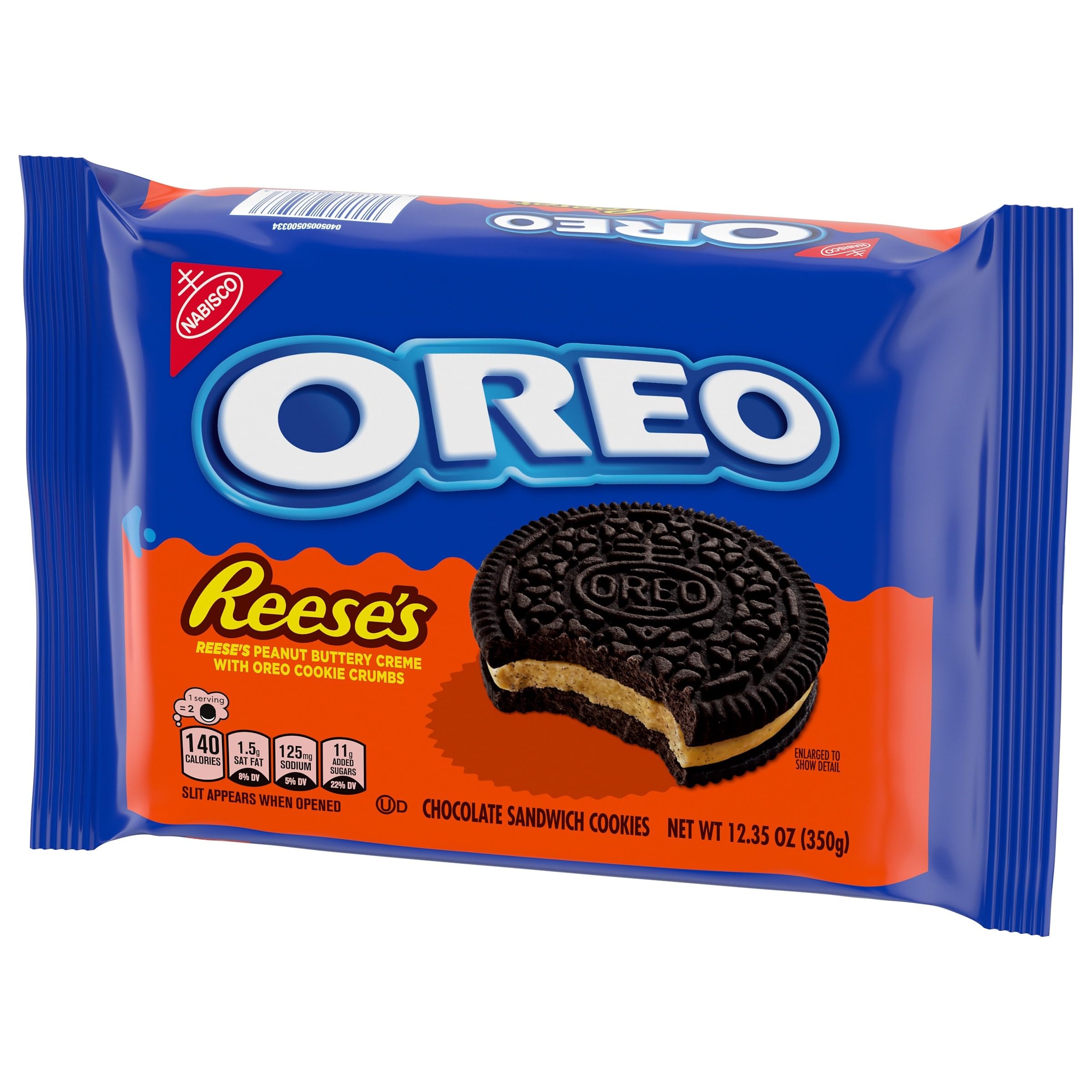 OREO REESE'S Peanut Buttery Creme Chocolate Sandwich Cookies, 12.35 oz