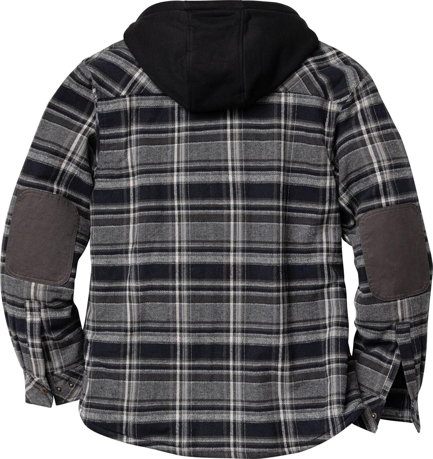 Legendary Whitetails Men's Hooded Shirt Jacket Plaid Flannel Berber Lined Polyfill Insulated - Image 3