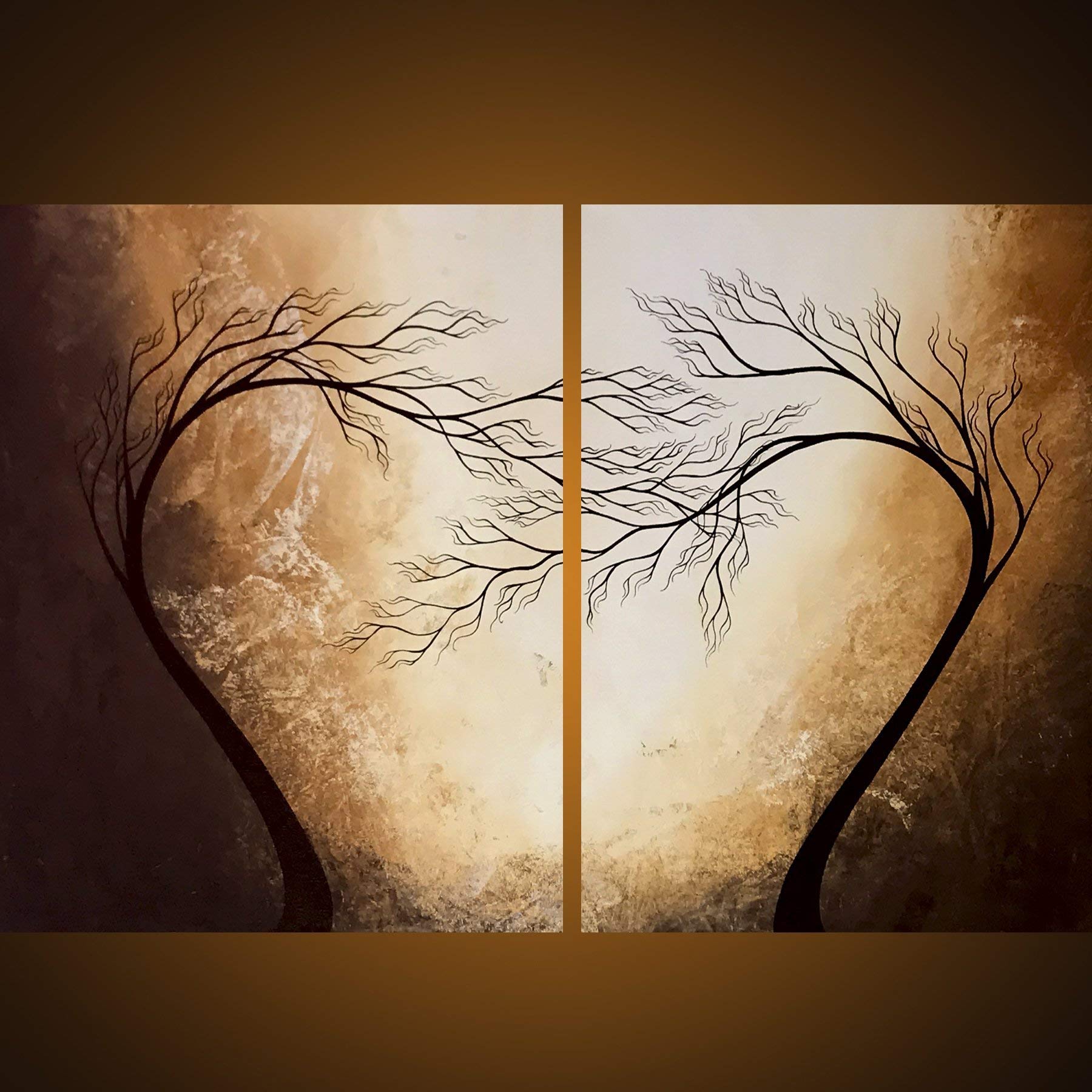 Love Endures - 20x32 Original Abstract Tree Painting by Jaime Best
