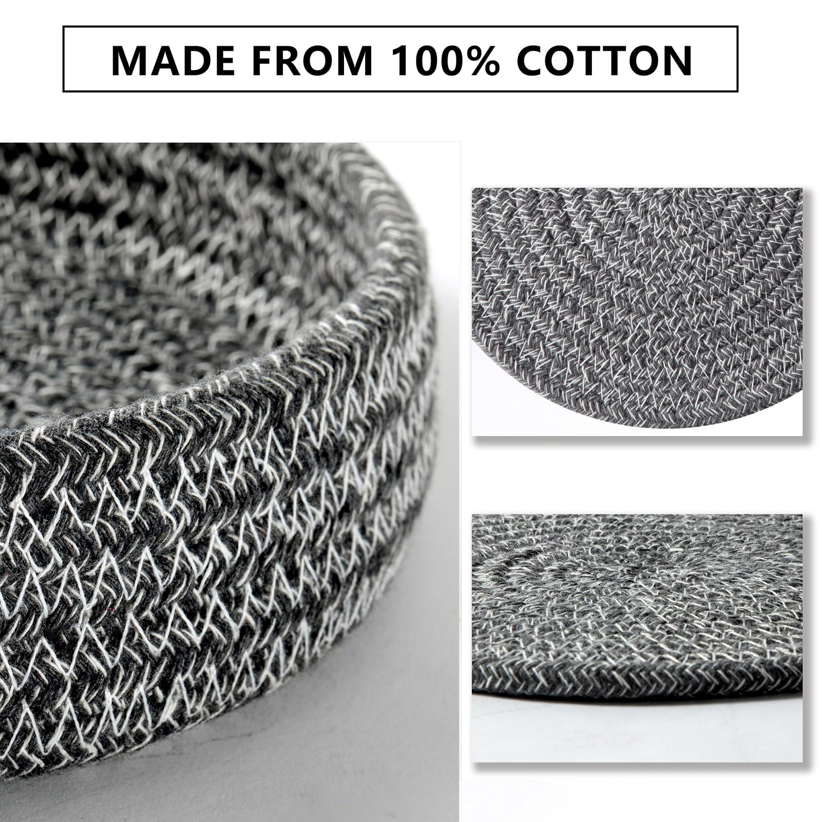 BEEHOMEE Trivets For Hot Dishes - Woven Rattan Trivets Hot Pads For Dinning Table,Kitchen Heat Resistant Straw Dish Coasters Placemats Pot Holder (8.66 Inch