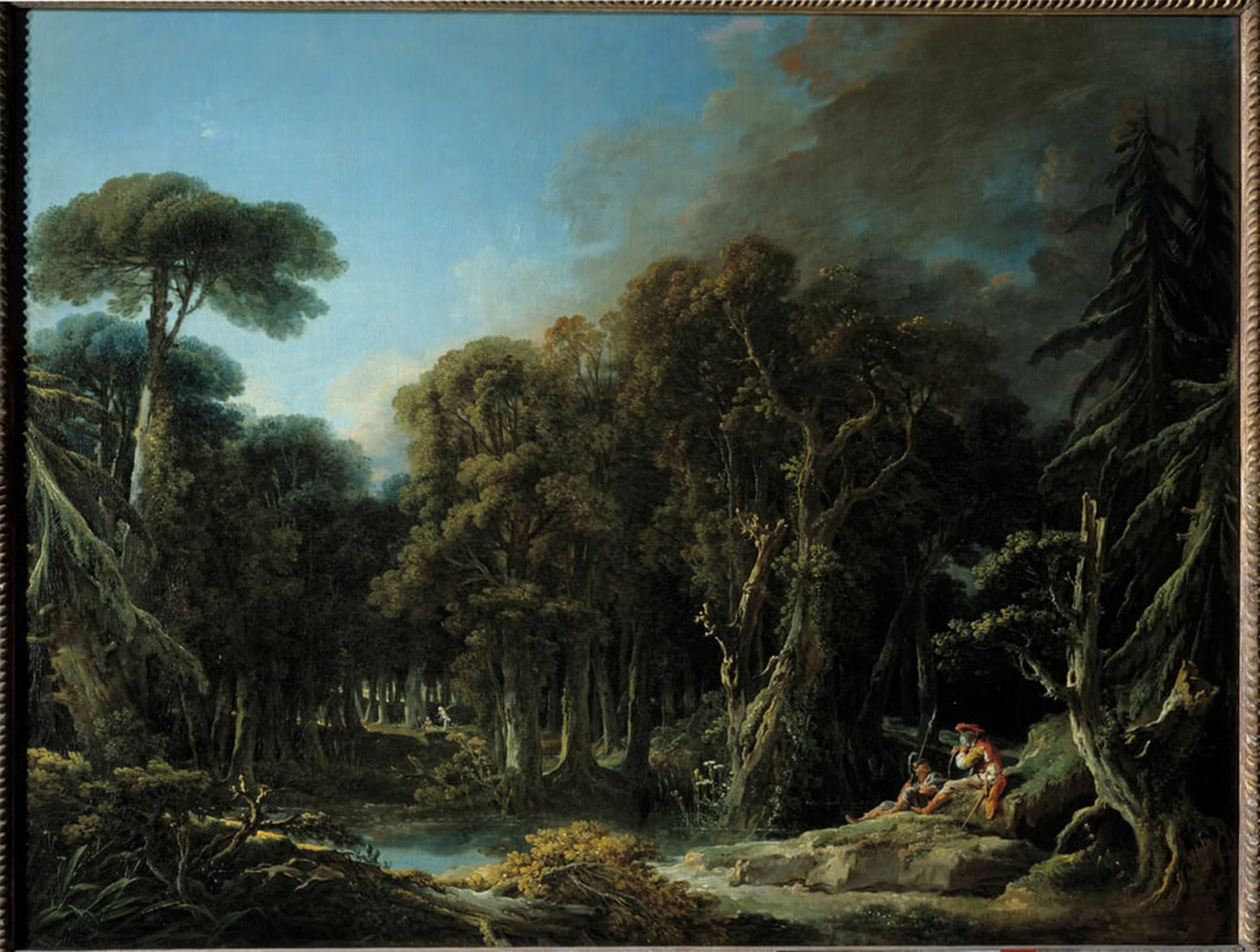 Serendipitp No Frame Vintage Wall Art Canvas Nordic Poster Canvas Print Picture The Forest By François Boucher Wall Art Poster For Home Decor 60X90cm