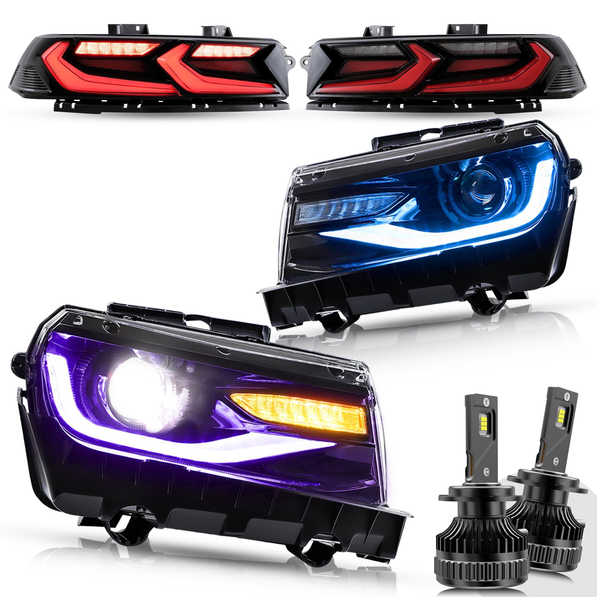 VLAND RGB LED ヘッドライト Camaro RS/SS