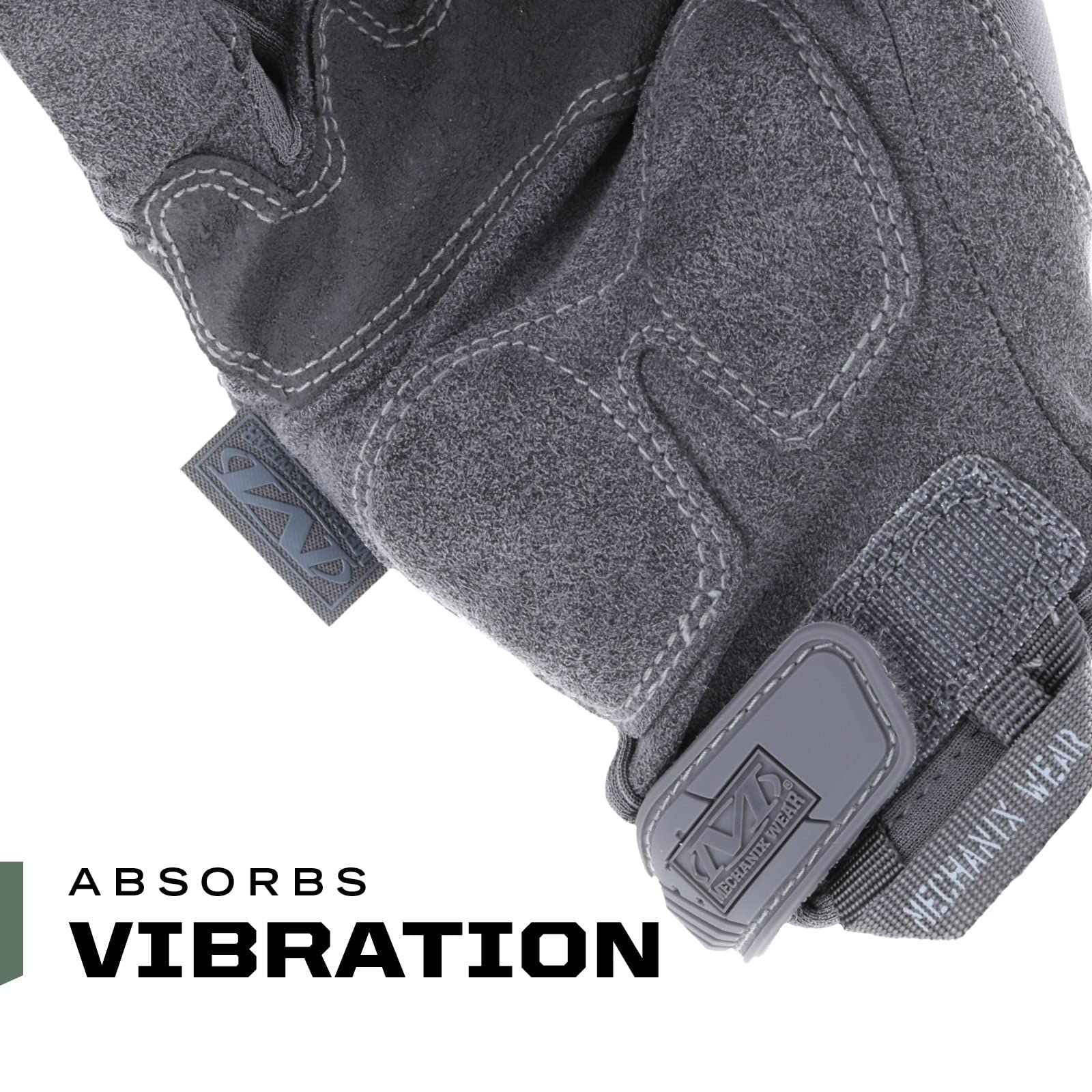 Mechanix Wear - M-Pact Wolf Grey Gloves (Large, Grey) - 5