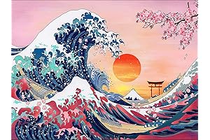 The Great Wave Diamond Painting for Adults and Beginners