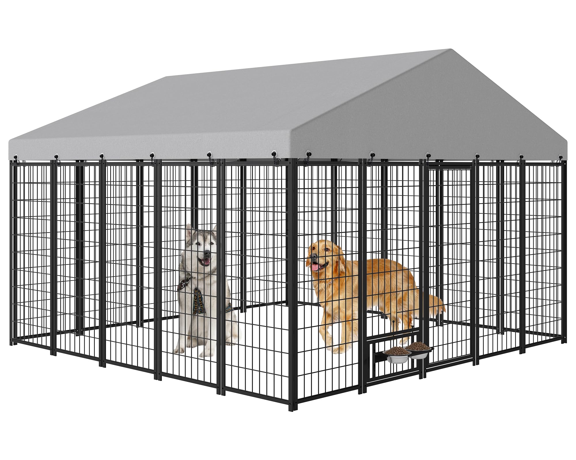 Yafylly 10×10×6 FT Dog Kennel