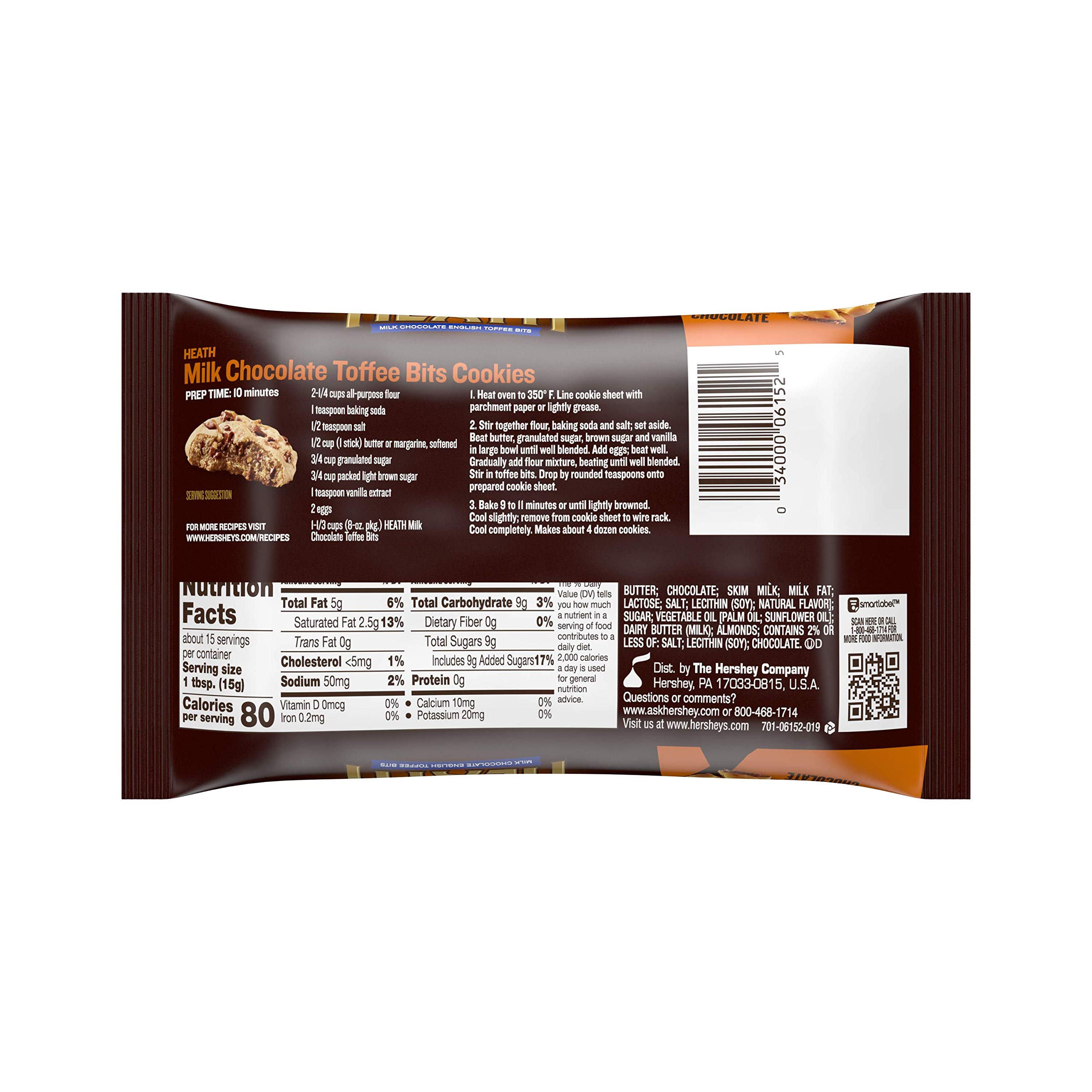 HEATH Toffee Bits, 8oz, Milk Chocolate Buy Online in United Arab