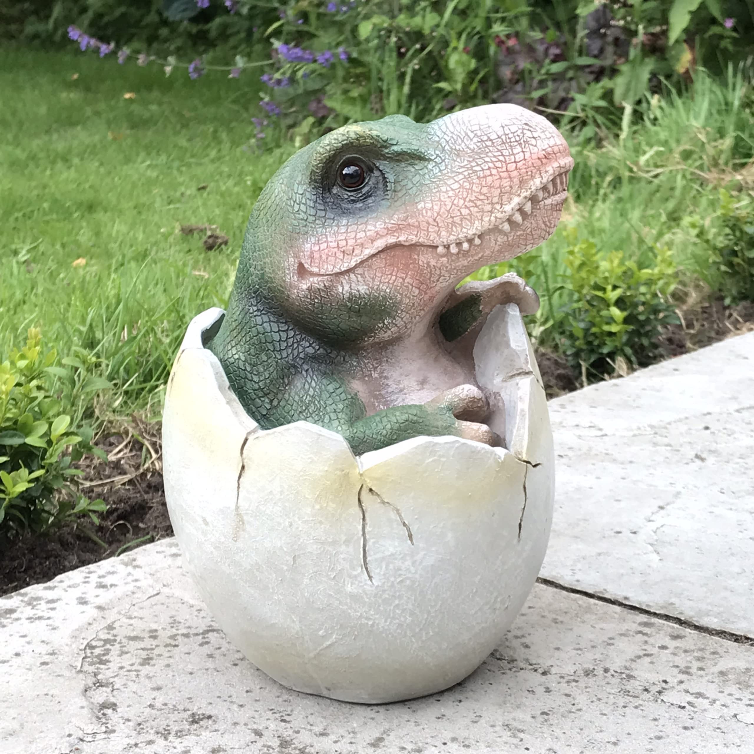 Amazon.co.jp: アニマルクラッカー T-Rex グリーン恐竜 卵飾りから孵化