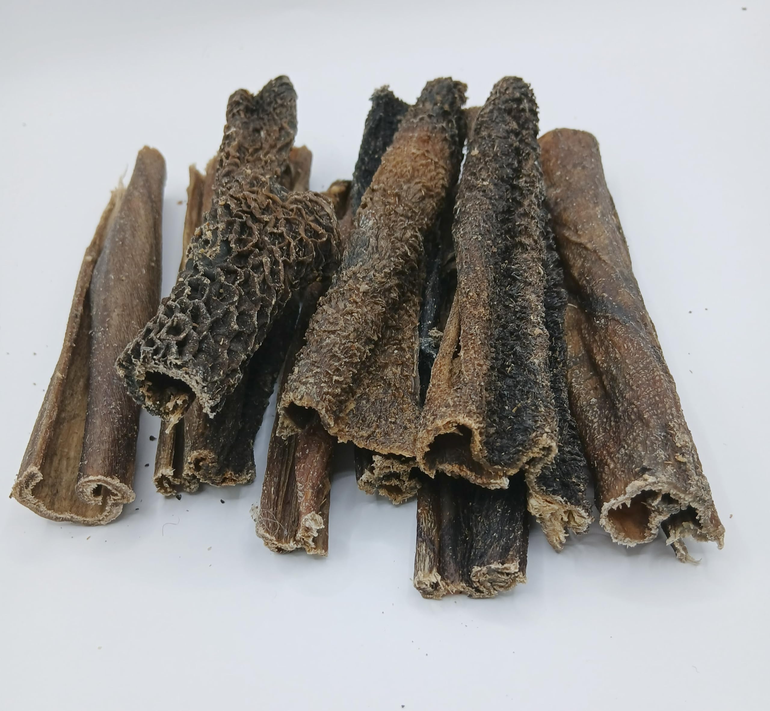 2 kgs Buffalo Beef Tripe Dried Bully Sticks PREMIUM QUALITY 100% Natural Dog Treats Chews Low Fat Raw Organic and Long Lasting RESEALABLE BAGS