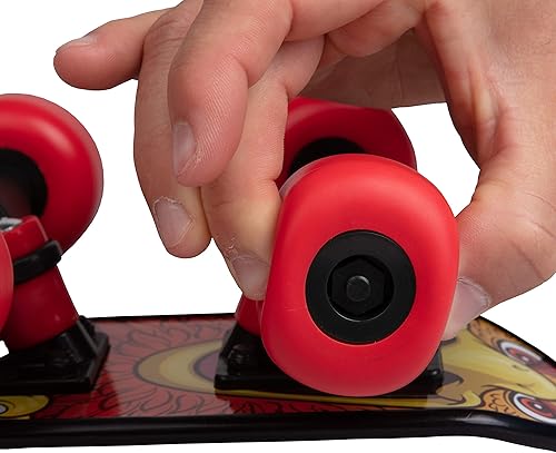 Miniatura 5 de SK8 - Tabla de mano para niños, diseño de halcón, monopatín alimentado a mano, realiza trucos de patinaje con tus manos de forma segura, color rojo