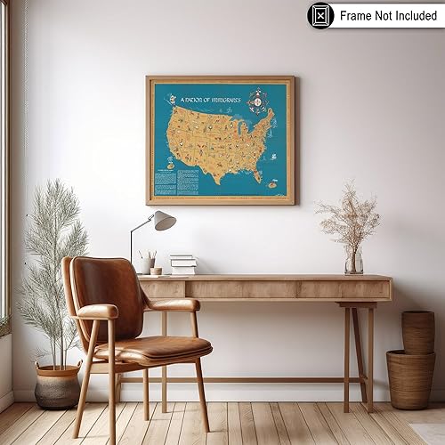 Miniatura 6 de Poster Master Mapa vintage de la nación de los inmigrantes, impresión de mapas retro de América, arte histórico, regalo para bibliotecario,