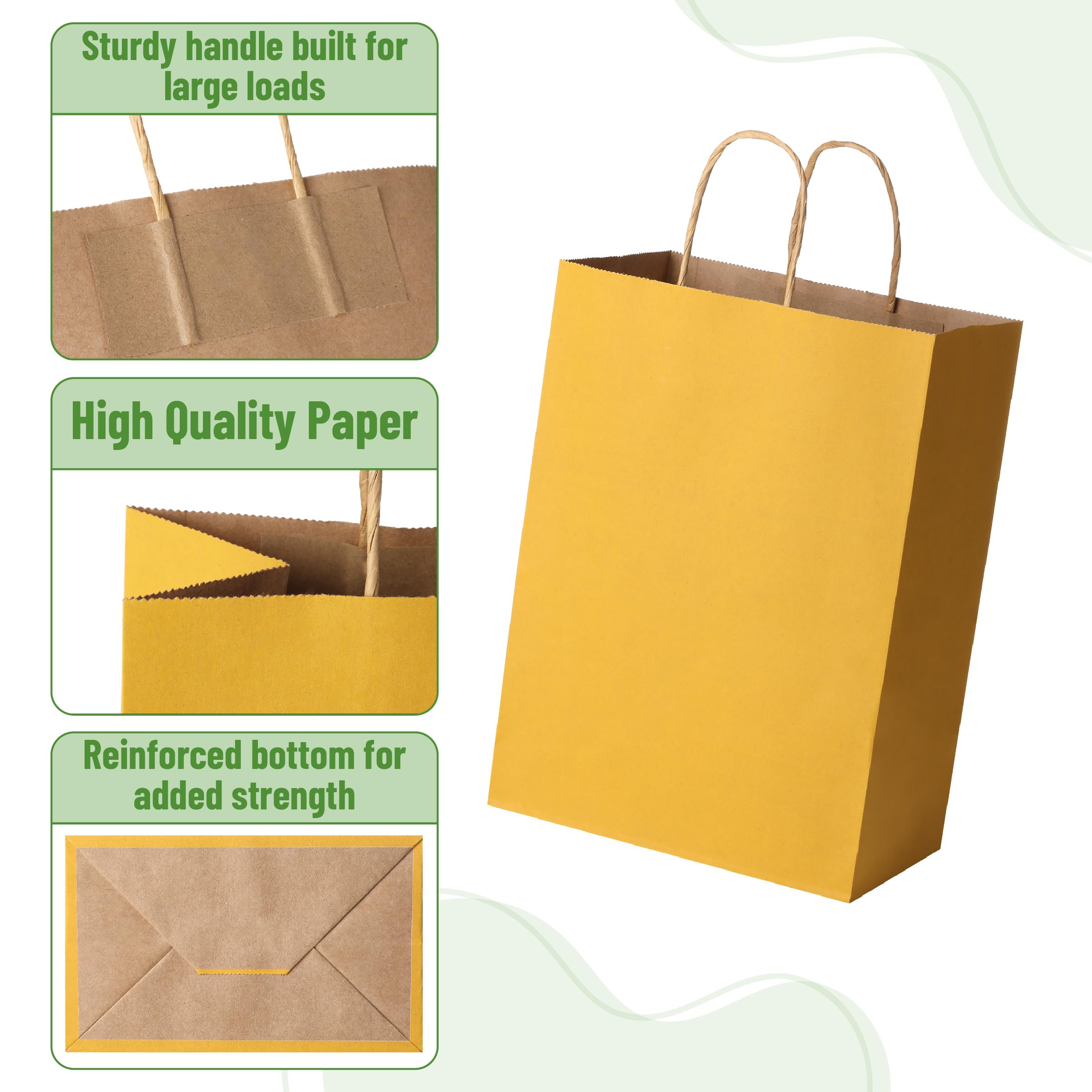 モデーア おまとめセット yellow paper bag Amazon.com: Mr. Pen- Paper Gift Bags with Handles, 32 Pack, 7.6