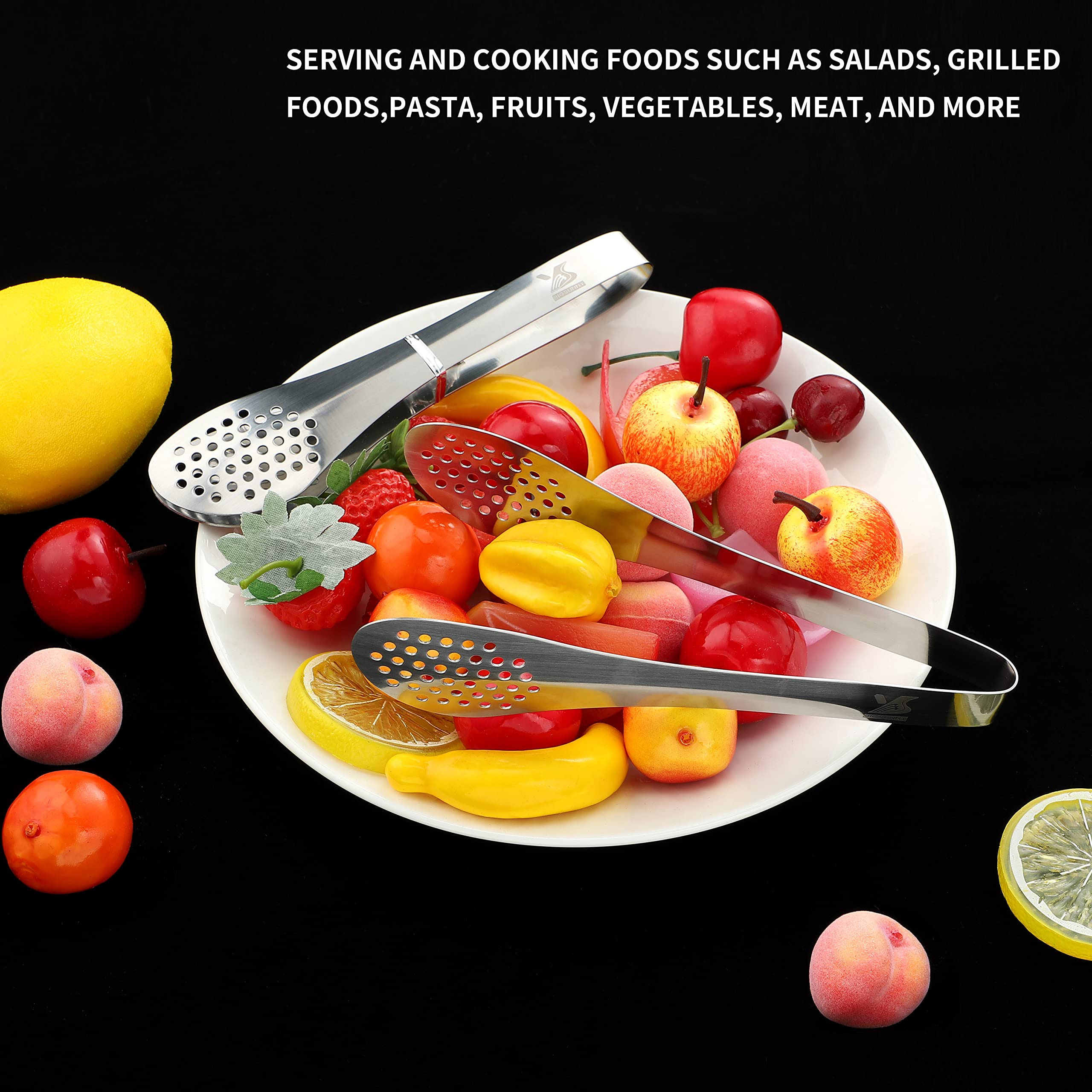 Amazon | MSY BIGSUNNY 7インチ フードサービングトング ステンレス