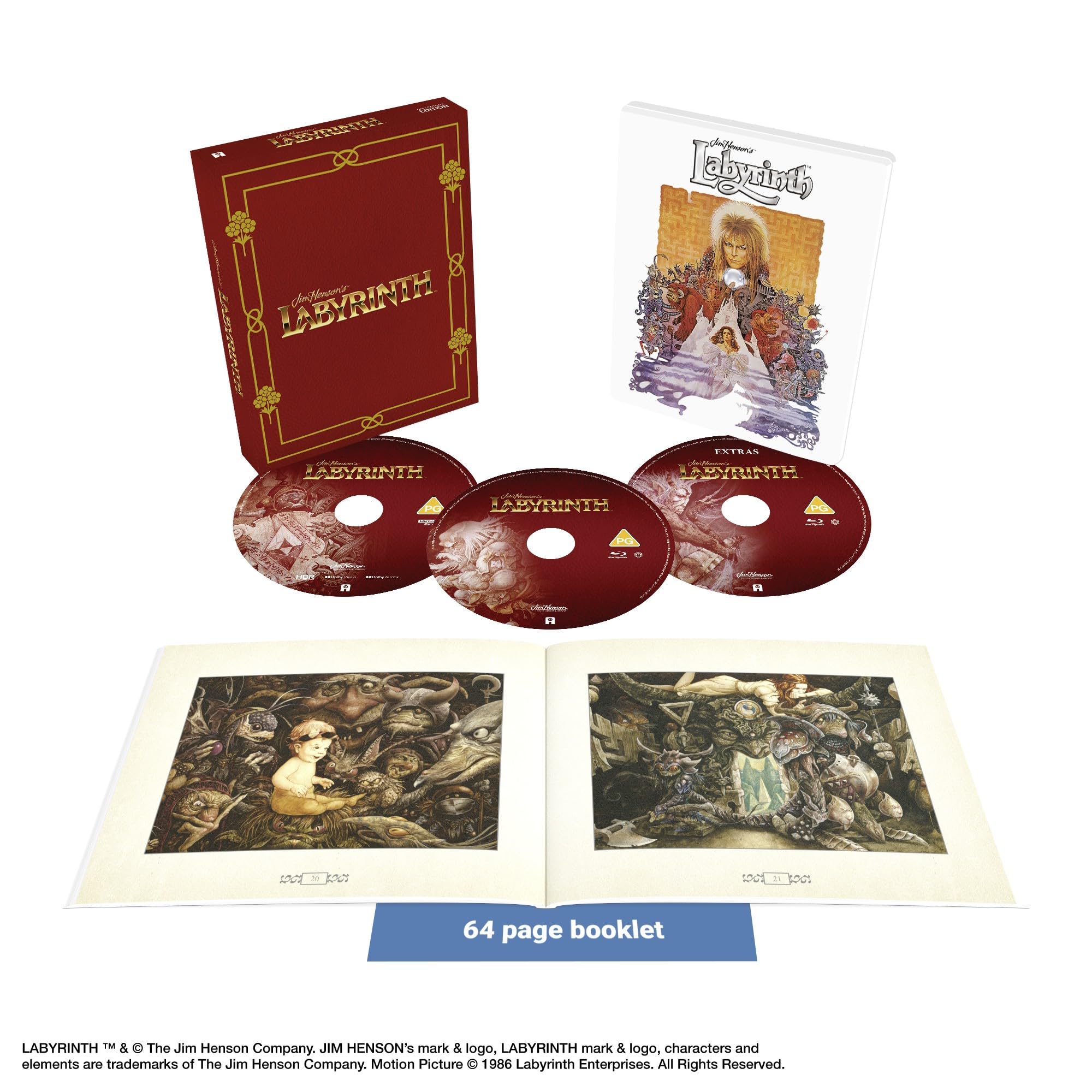 Labyrinth 4K Ultra HD Collector's Edition with SteelBook (Includes Blu-ray)