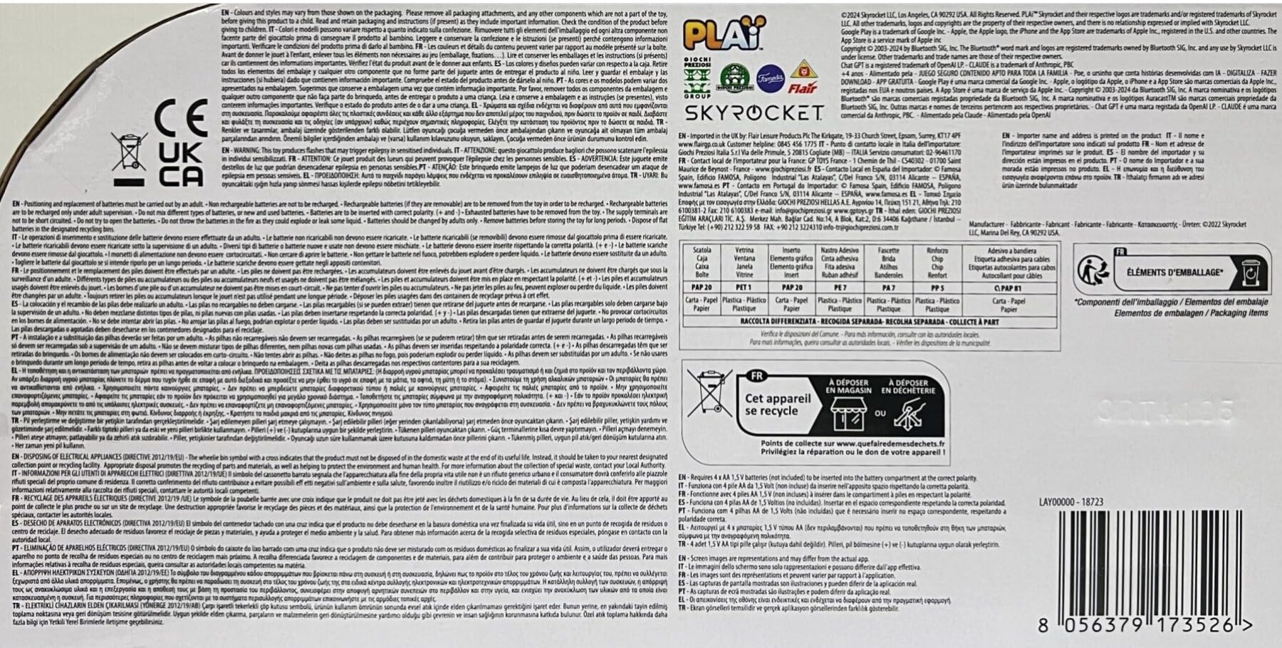 Giochi Preziosi Poe Pluszowa zabawka niedźwiedź z AI, twórz za pomocą aplikacji Nieskończone spersonalizowane historie, a Poe opowie Ci o tym, pewnie, pobudza wyobraźnię i kreatywność dziecka
