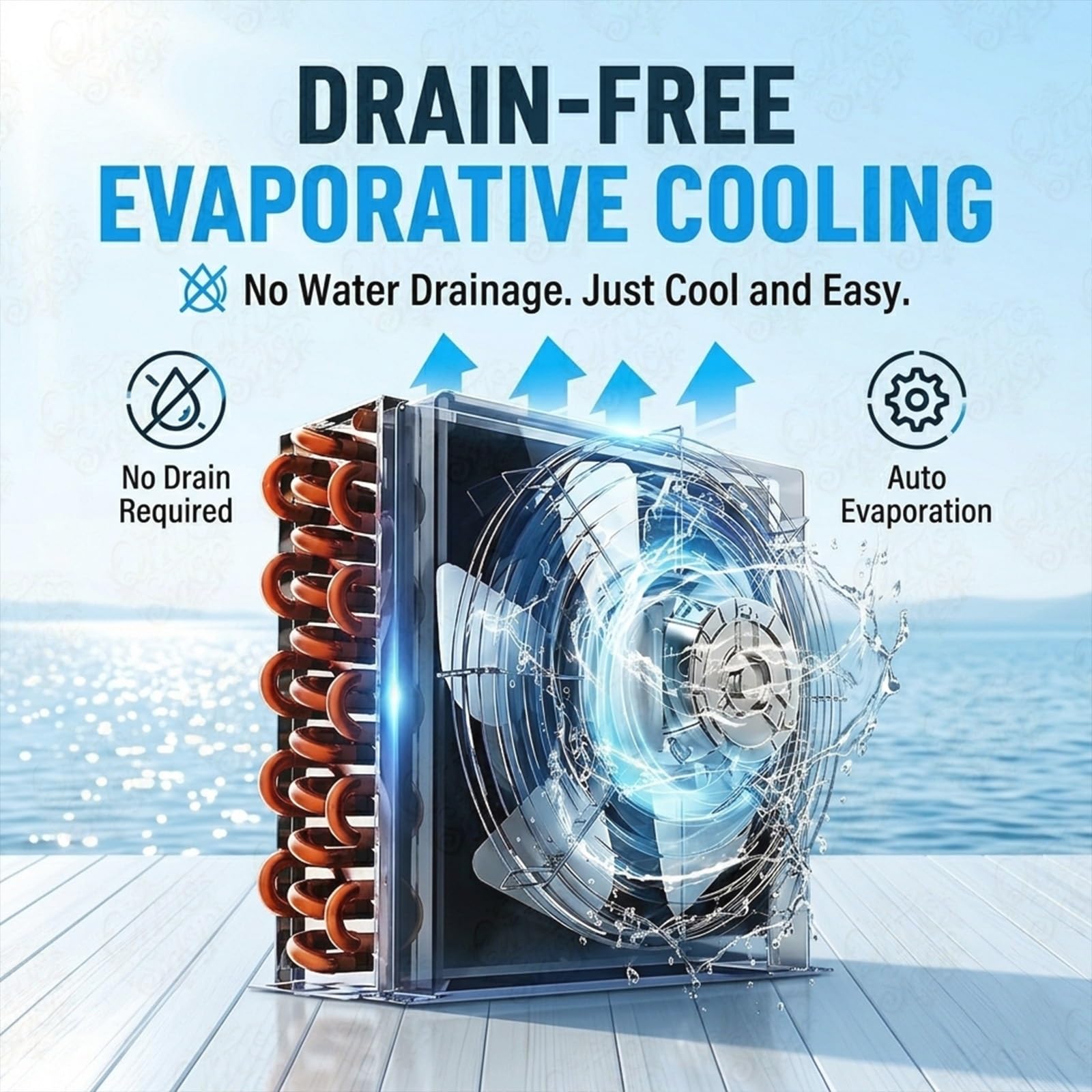 Climatizador Split 6200 BTU: AC Portátil para Camper y RV