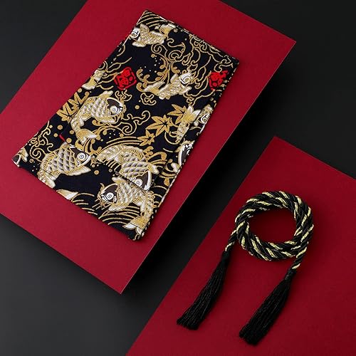 Miniatura 7 de Frienda JDM - Cubierta para palanca de cambios de automóvil, elemento antiguo japonés de antigüedad, funda para maletero de automóvil, perilla