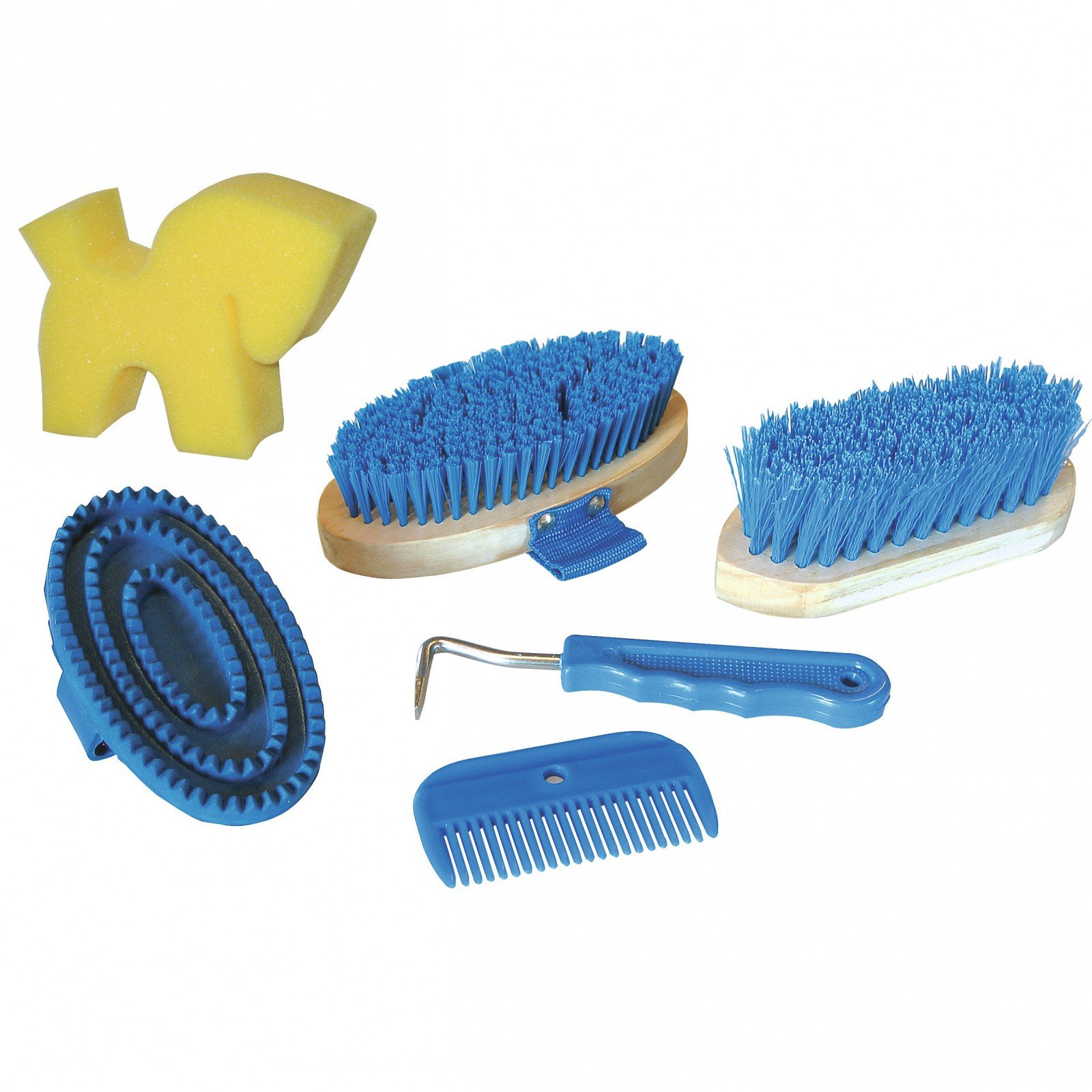 EXCELLENT Suministros Para El Caballo Kit De Aseo Con 7 Productos En Mochila Rosa