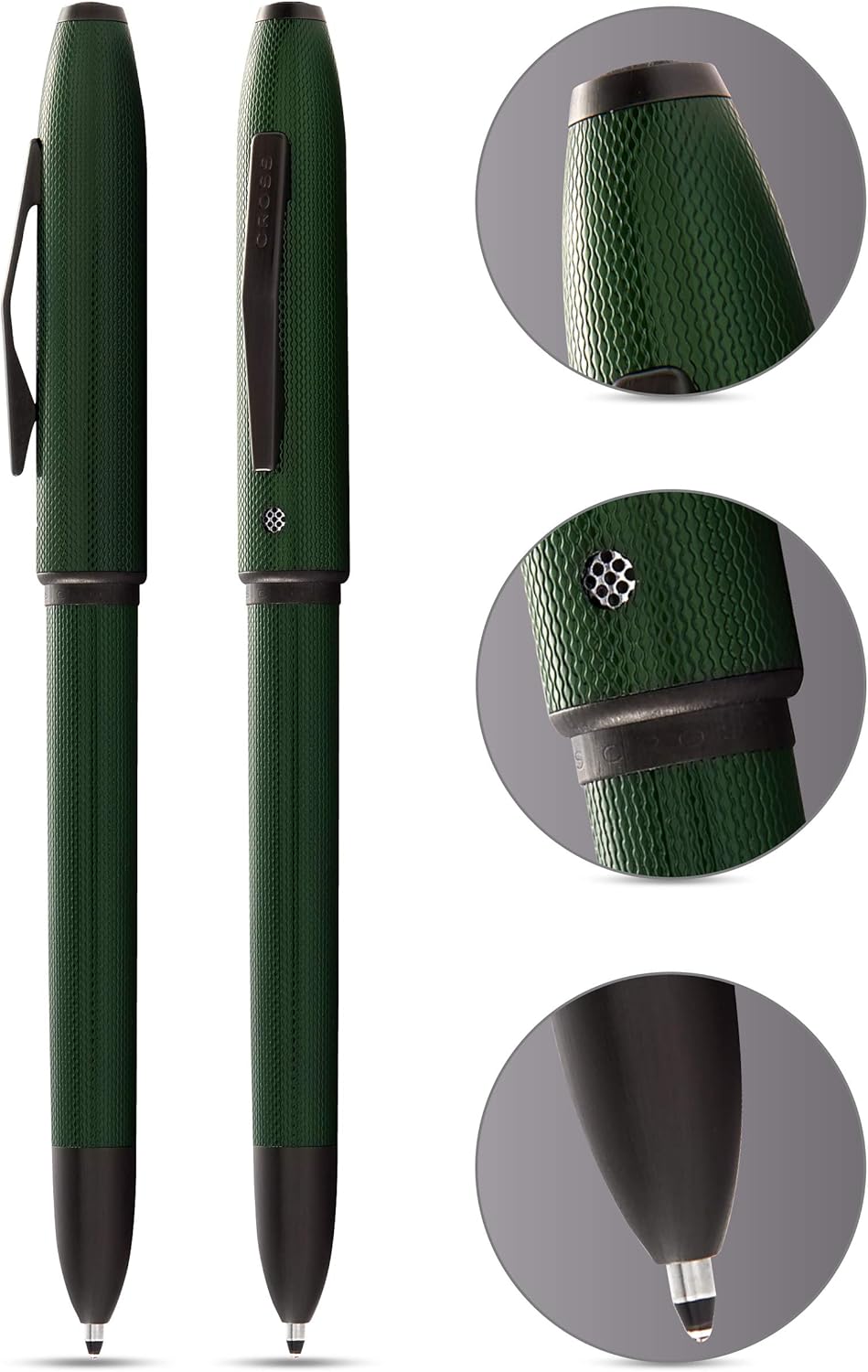 CROSS Tech4 Green PVD Multifunction Pen Black, Red, Blue and 0.5mm Lead BigaMart