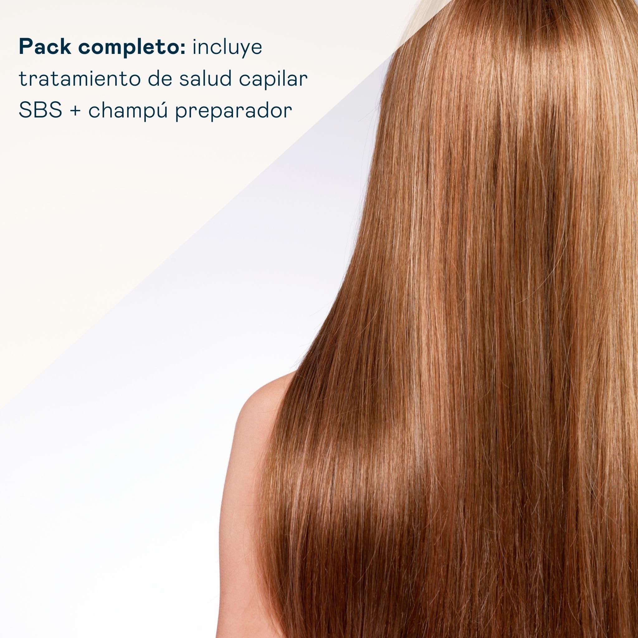 Valquer Pack Tratamiento de Salud Capilar SBS y Champú Preparador 300 ml. Hidrata, Repara y Regenera el Cabello Dañado y Seco con Keratina Vegetal, Germen de Trigo y Vitamina B5. Vegano.