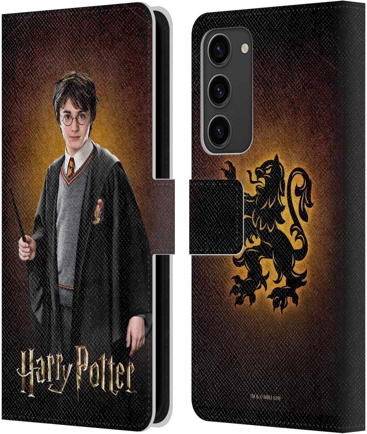 Head Case Designs Officially Licensed Harry Potter Portrait Chamber of Secrets IV Leather Wallet Case Compatible with Samsung Galaxy S23+ 5G