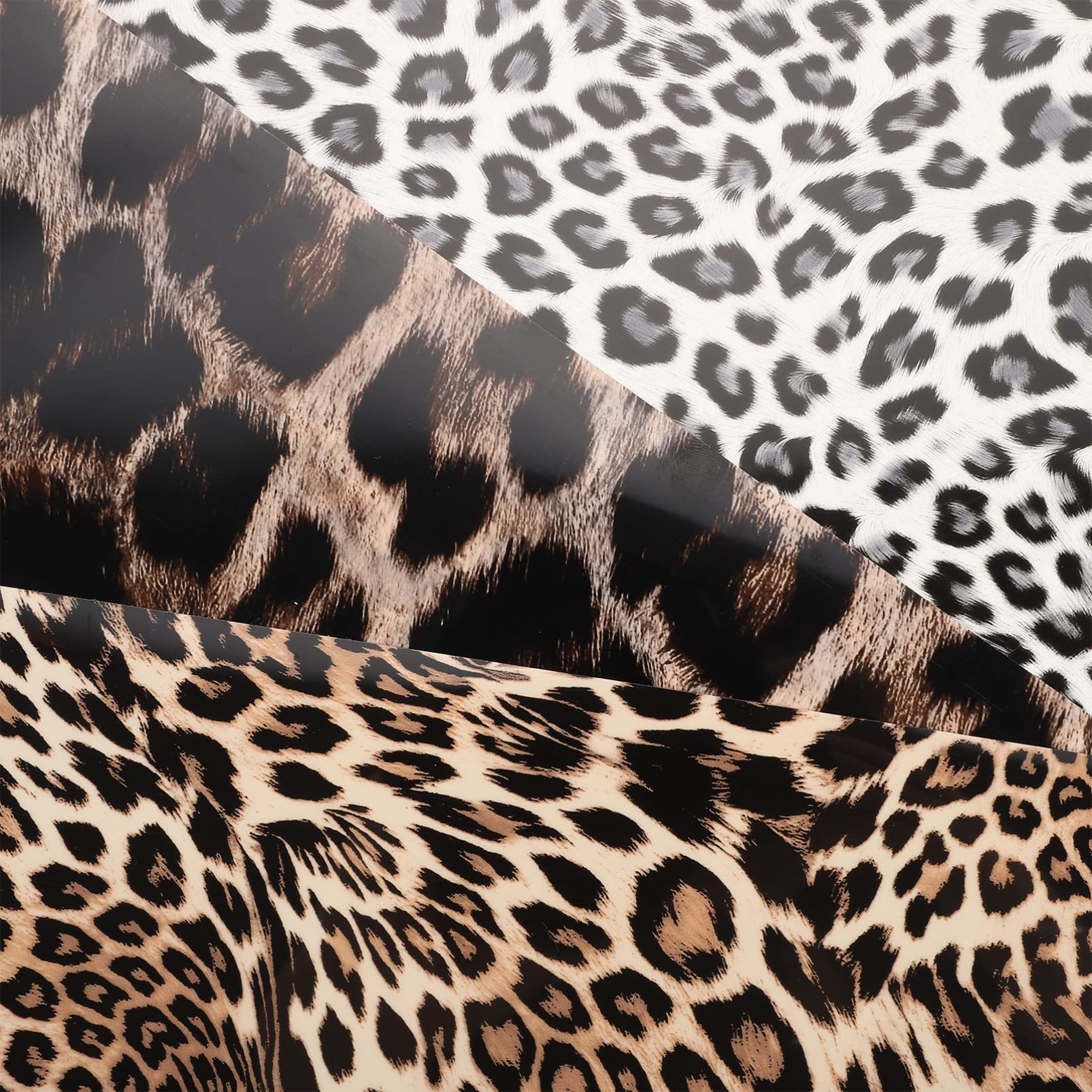 DOITOOL 3 Sätze Teiliges Infusible Transferfolie Für Shirts Leopard Muster Wärmetransferfolie Für Design Vielseitig Einsetzbar Für Bekleidung Und Accessoires 3 Stücke * 3