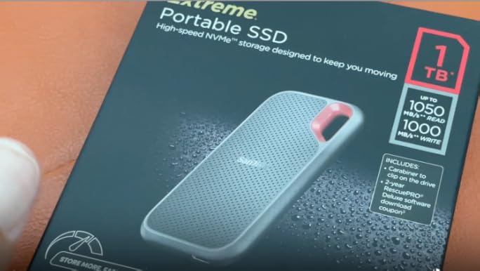 Amazon.com: SanDisk 2TB Extreme Portable SSD - Up to 1050MB