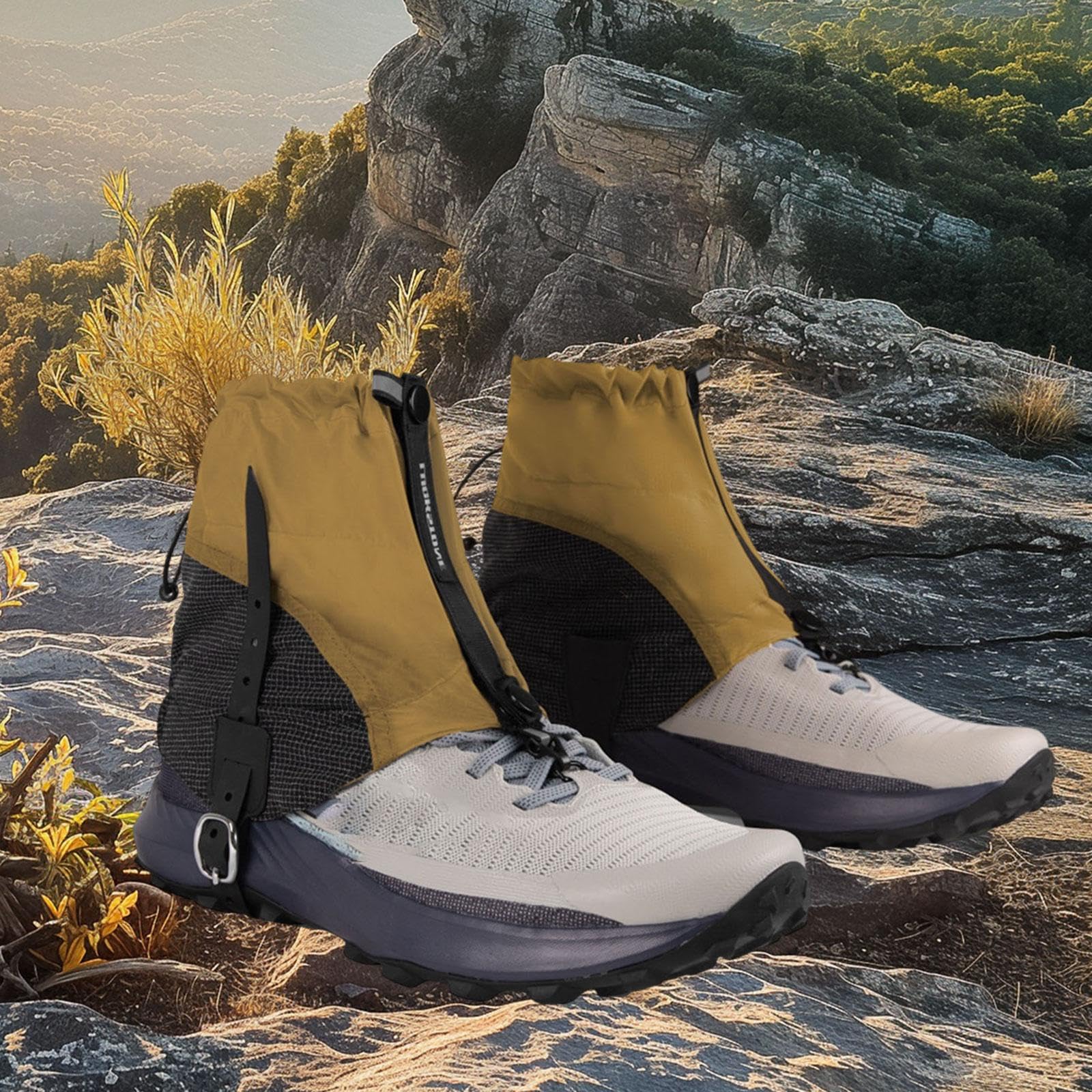 Polainas de Tobillo para Nieve, Impermeables, Ligeras, Ajustables, para Exteriores, Bajas, para Actividades al Aire Libre, Escalada, Todas Las
