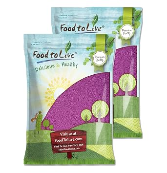 Food to Live Purple Sweet Potato Powder 20 Pounds 100% Pure, Dried Raw, Yam Ube Powder Alternative, No Sugar Added, Vegan Bulk Superfood, For Cooking, Baking, Pastries, Desserts, Food Coloring