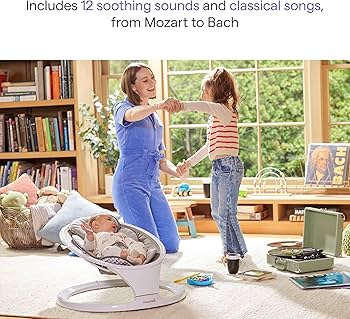 Amazon.com: Munchkin Electric Baby Swing, Portable and Lightweight