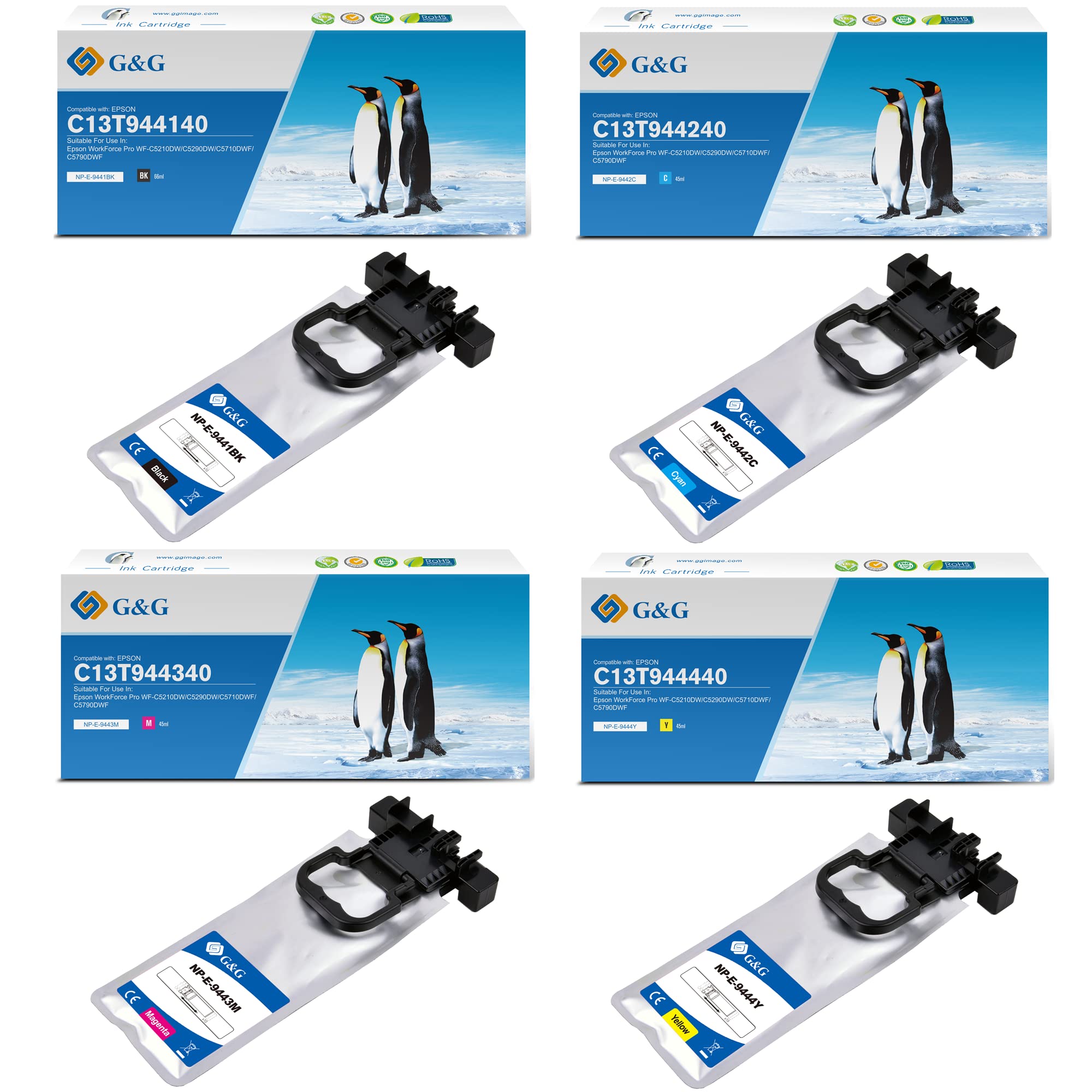G&G EPSON T9451/T9461 NEGRO CARTUCHO DE TINTA PIGMENTADA GENERICO C13T945140/C13T946140