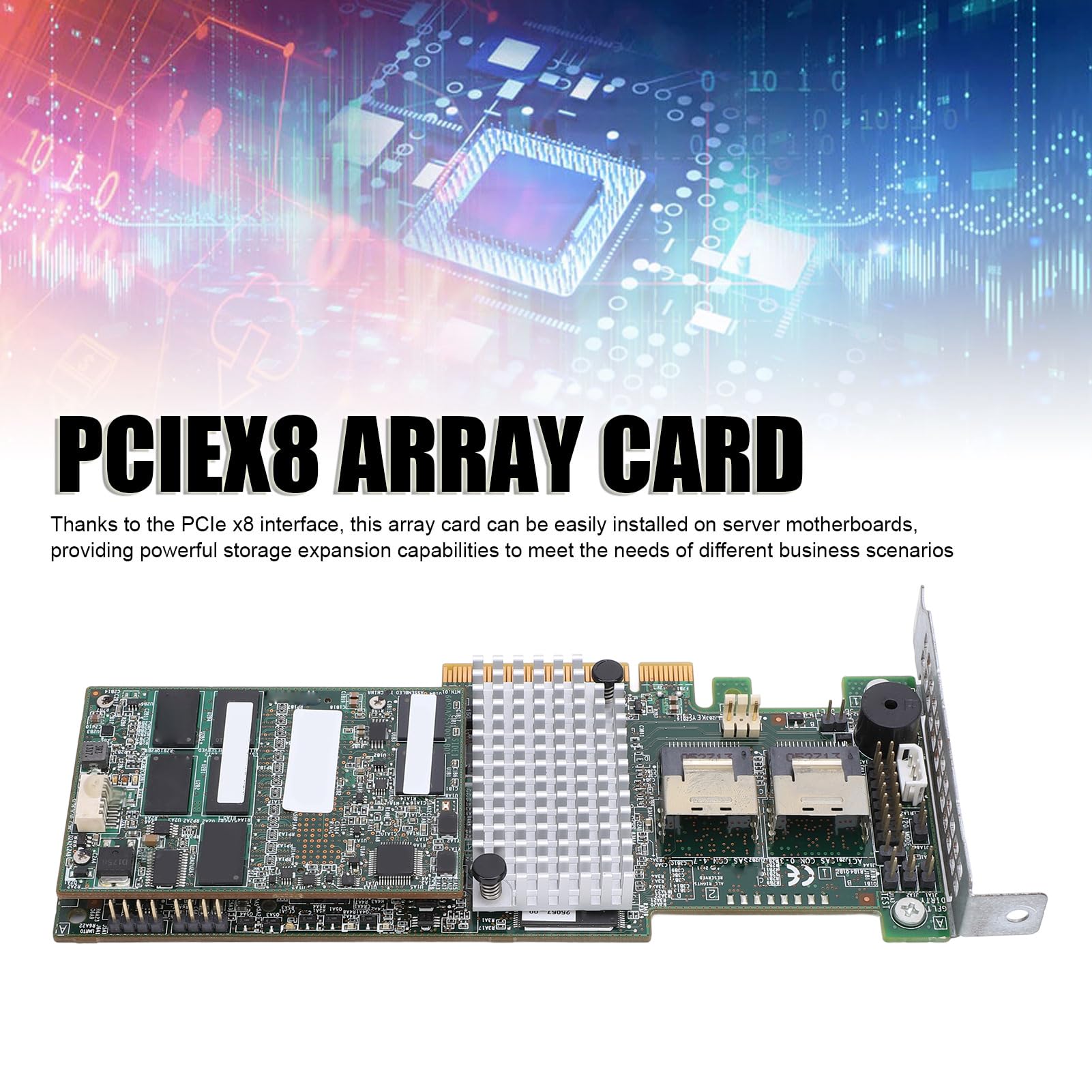 Scheda Array 9270CV 8I da 1 GB, Trasferimento Dati Ad Alta velocità con 2 Porte SAS Adatta per Materiale PCB della Scheda Madre del Server